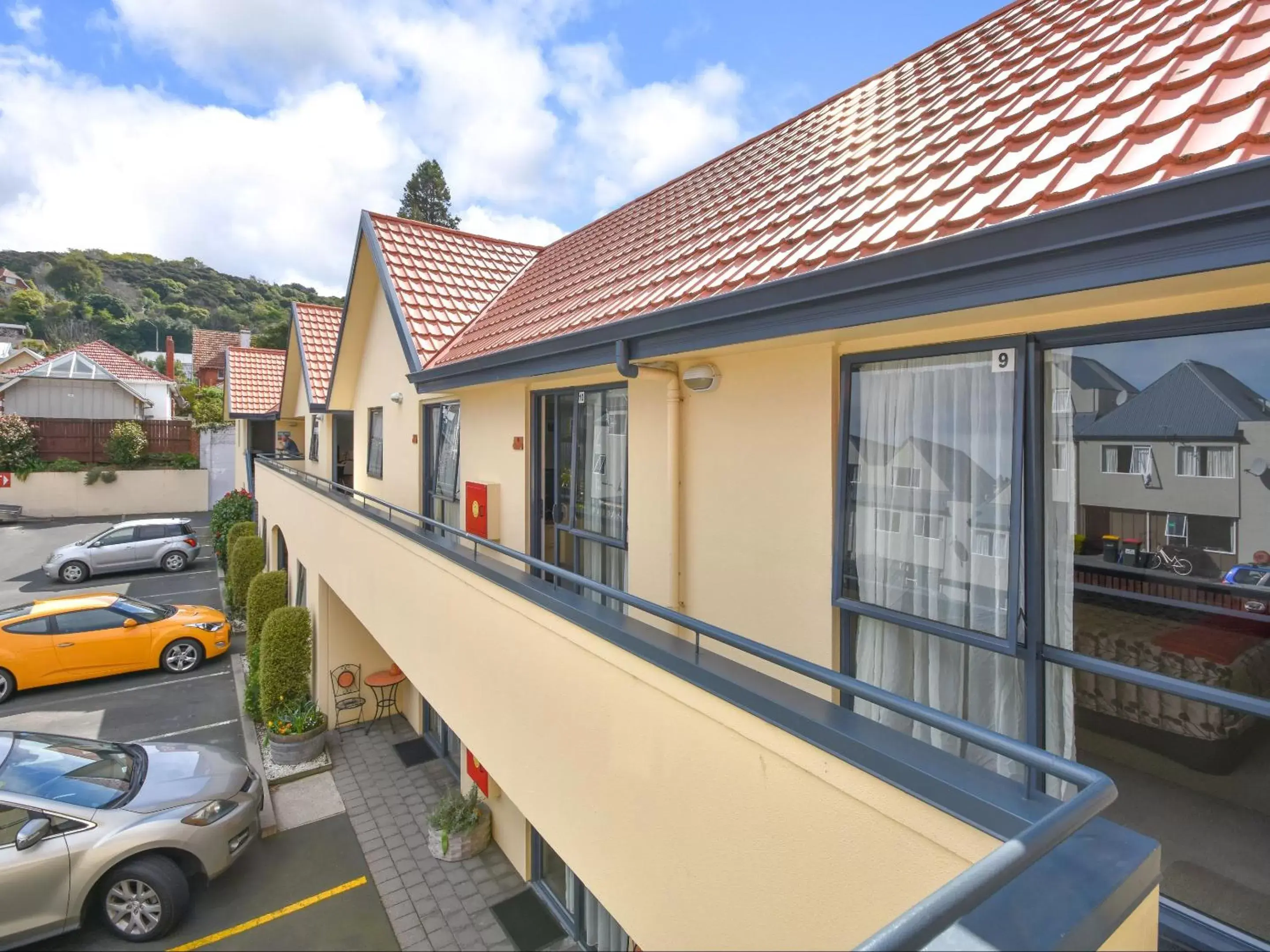 Balcony/Terrace in Bella Vista Motel Dunedin