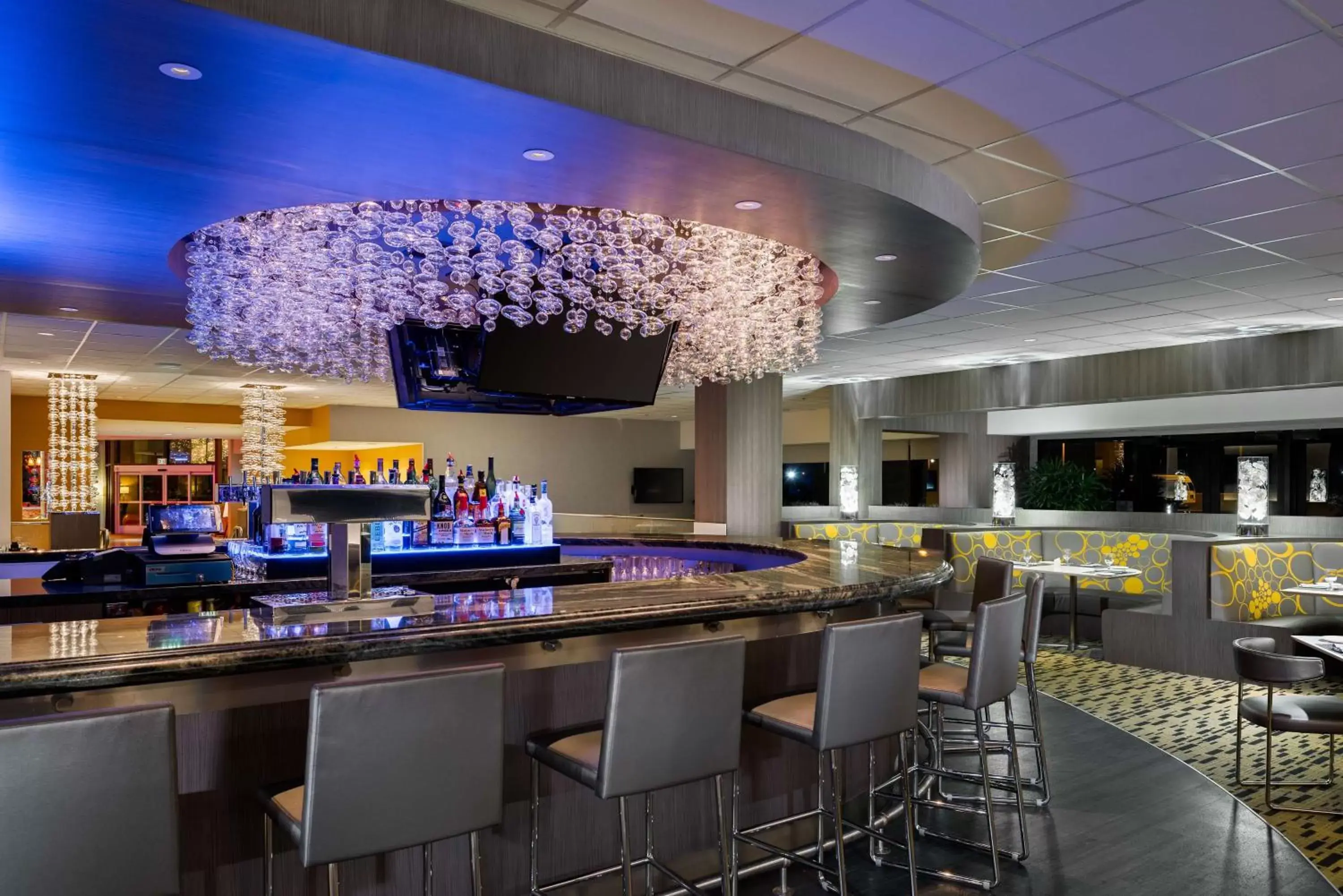 Lounge or bar, Lounge/Bar in Hilton San Francisco Airport Bayfront - No Resort Fee