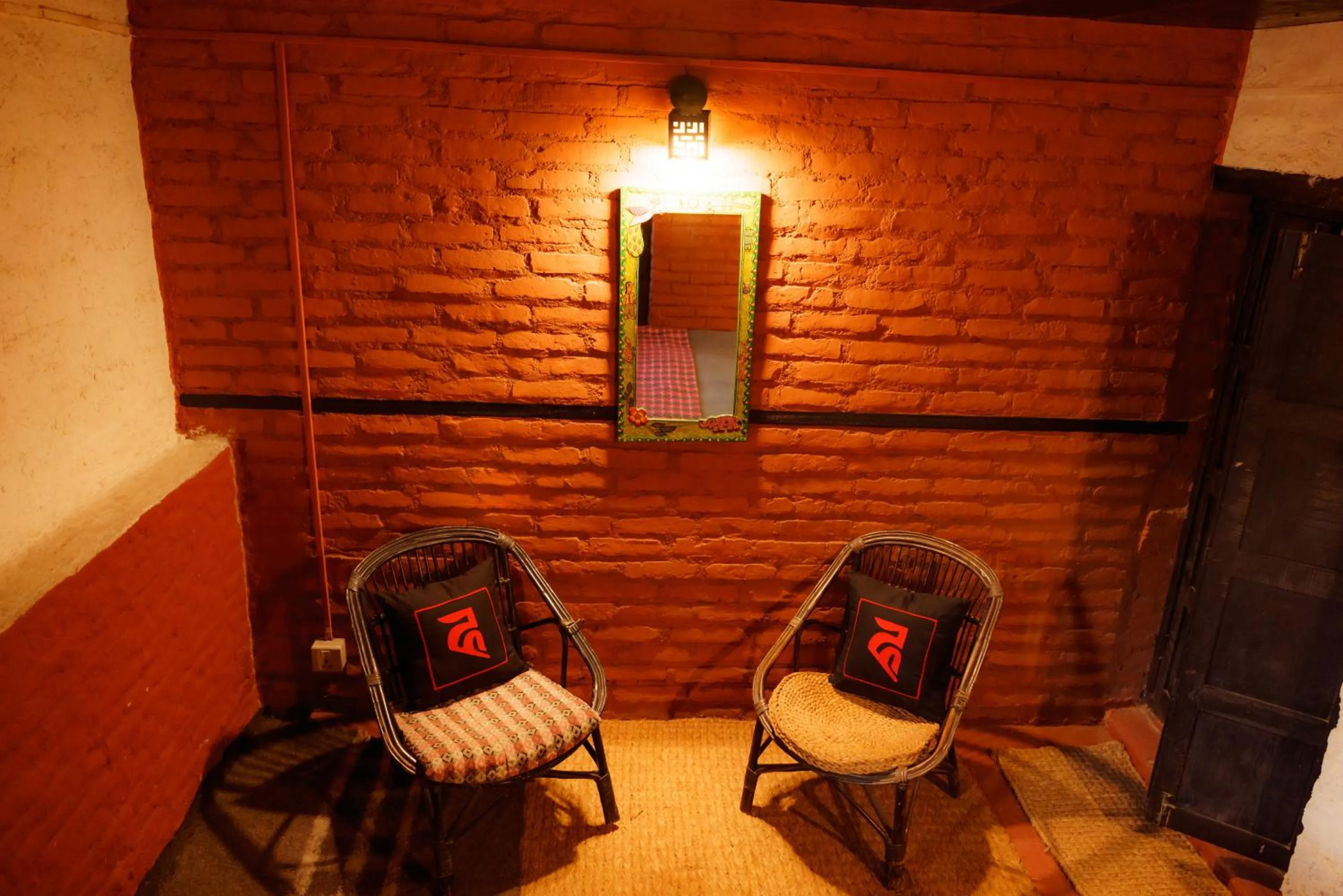 Seating area in Hira Guest House
