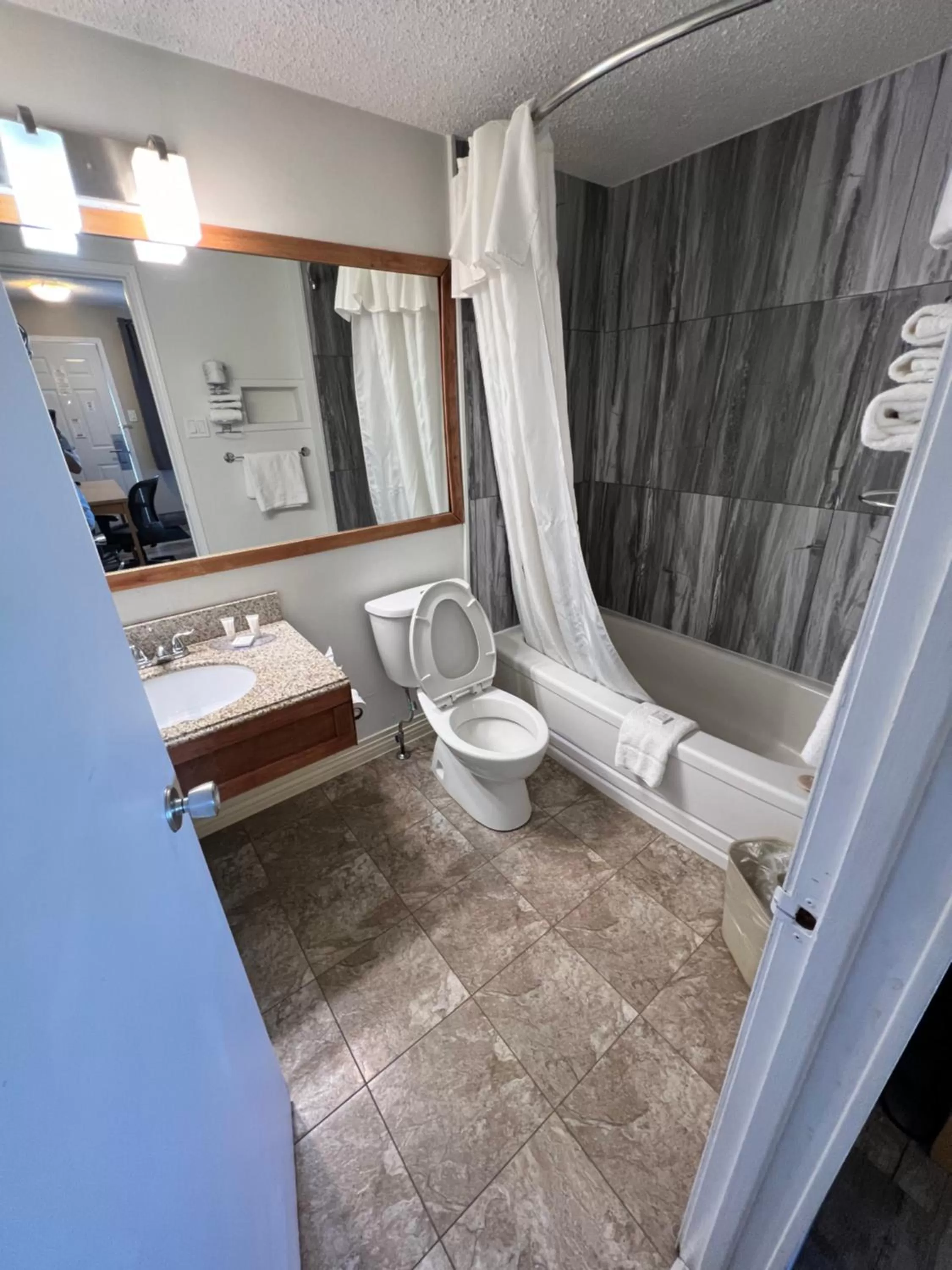 Bathroom in Thriftlodge Saskatoon