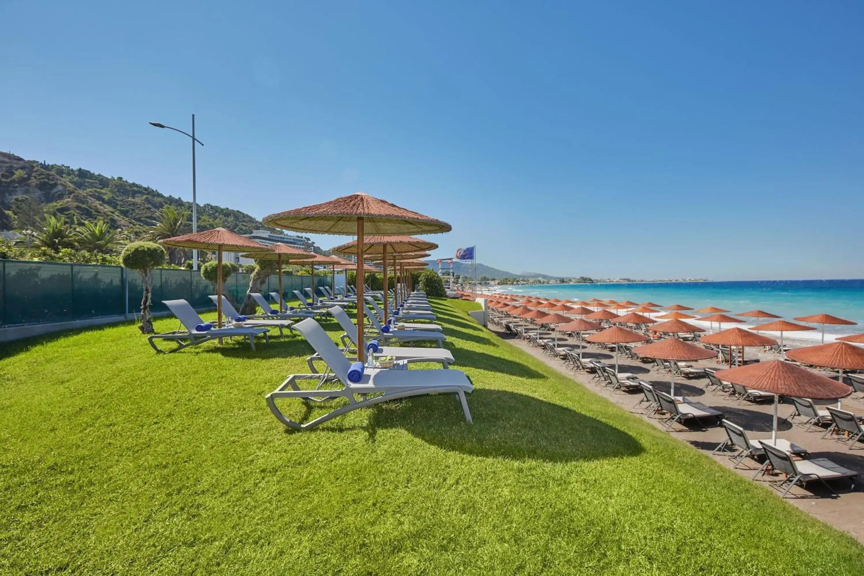 Beach in Sheraton Rhodes Resort