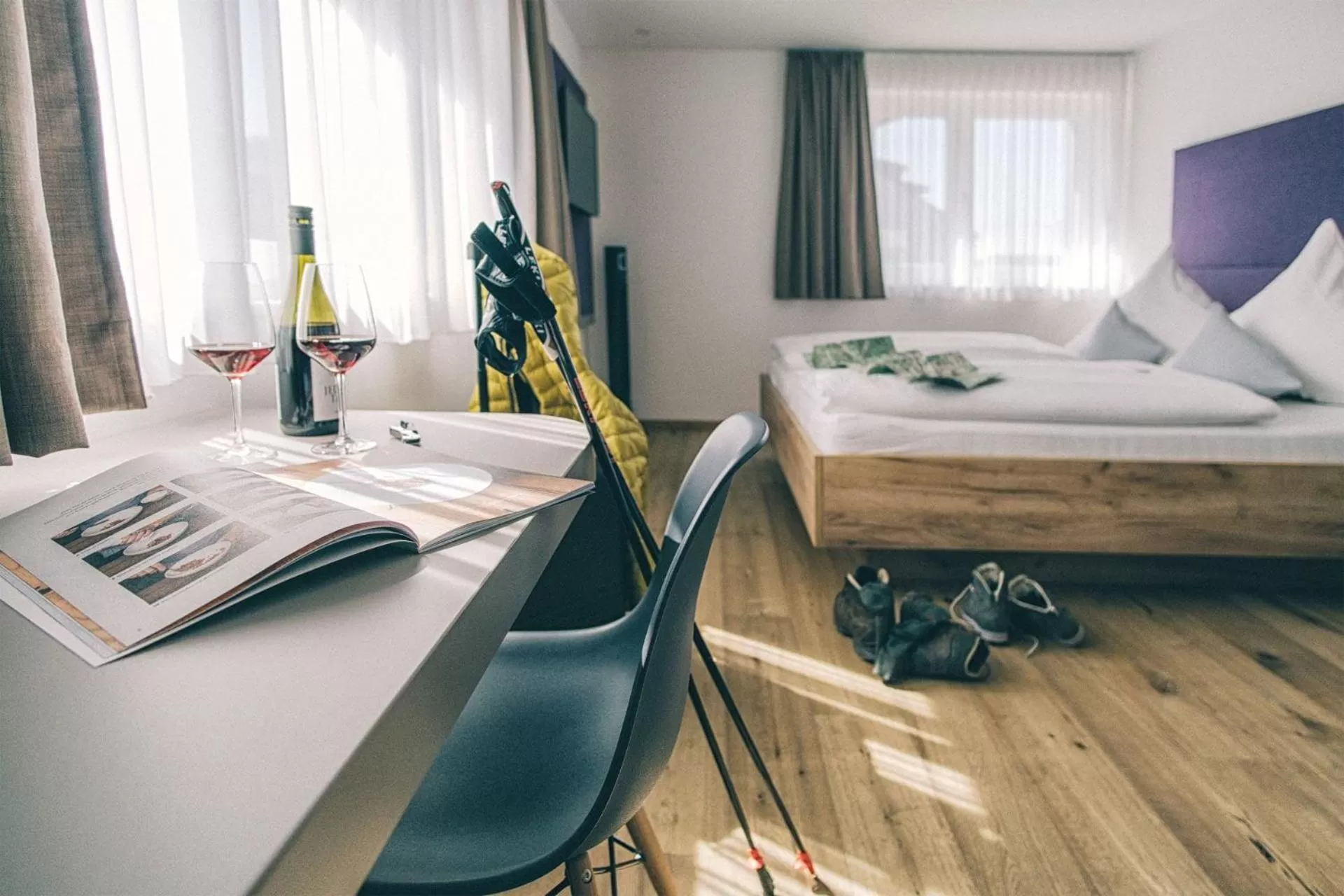 Drinks, Bed in Hotel Restaurant Kochschule Rössle