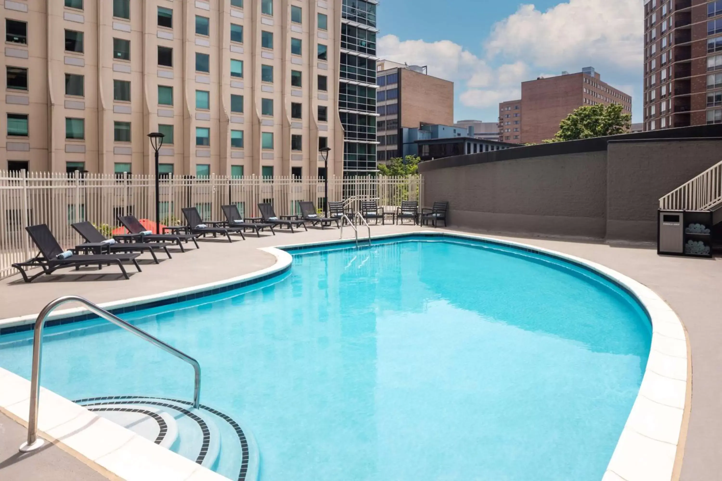 Pool view, Swimming Pool in DoubleTree by Hilton Silver Spring Washington DC North
