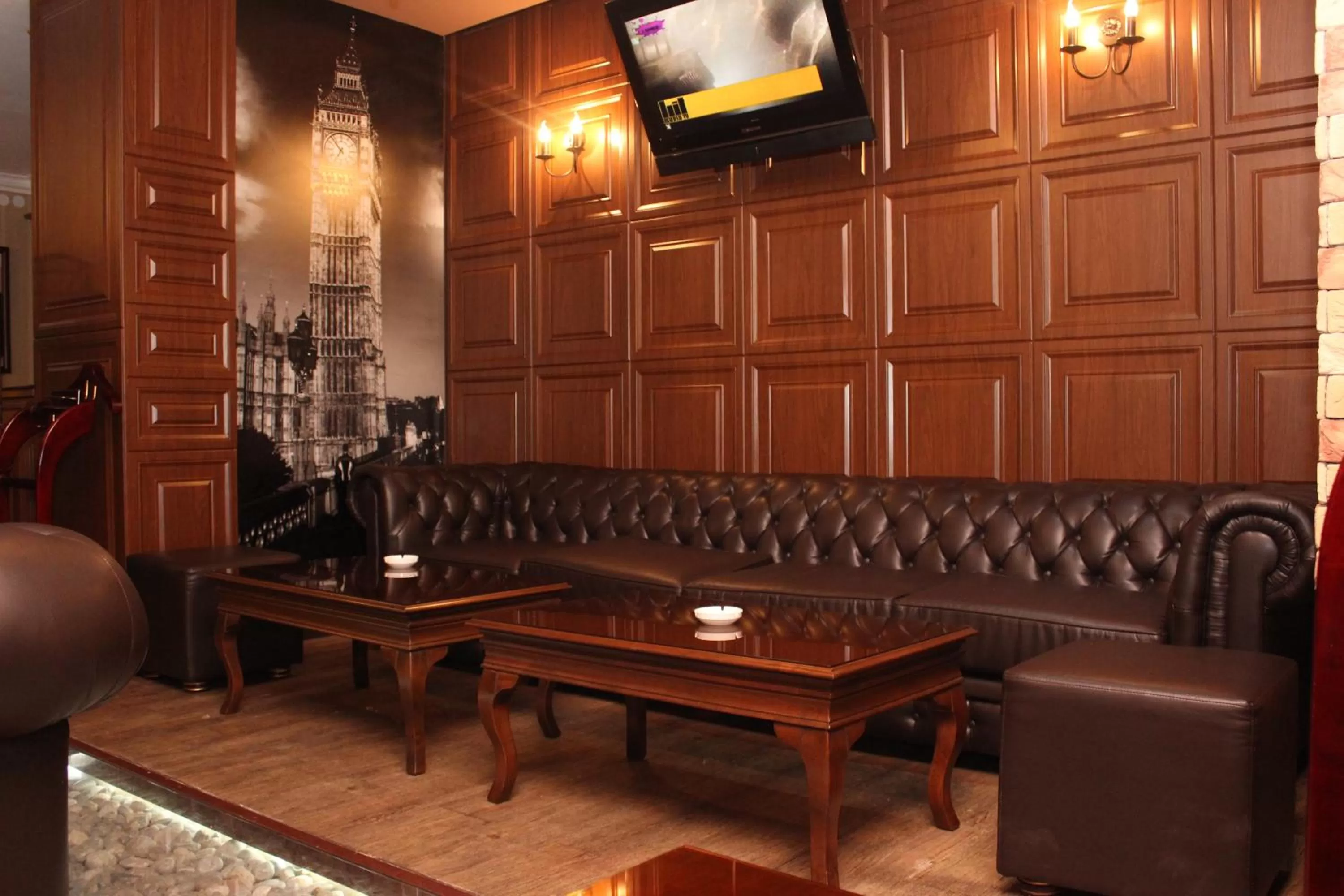 Lounge or bar in King Hotel Astana