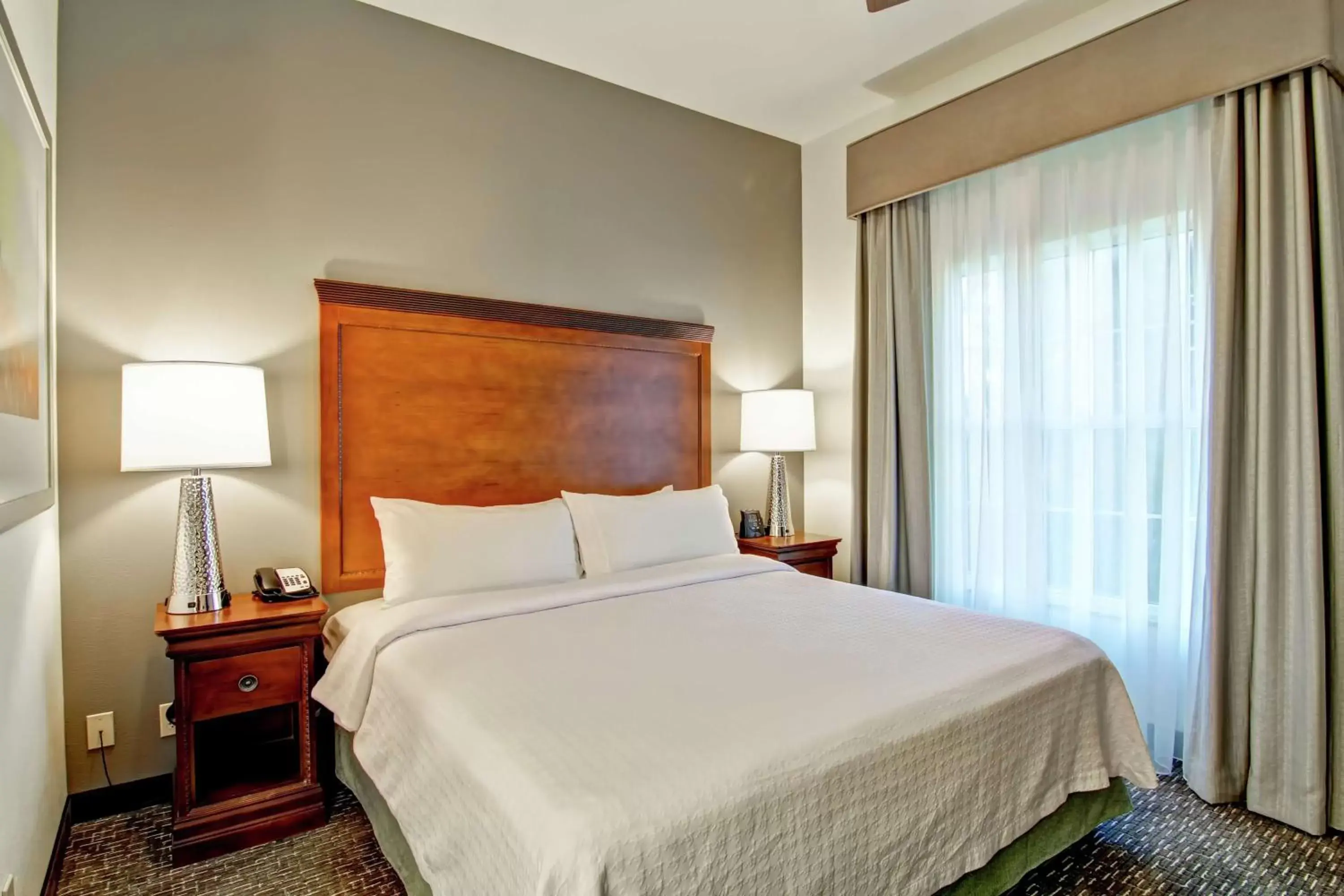 Bed in Homewood Suites by Hilton Oklahoma City-West