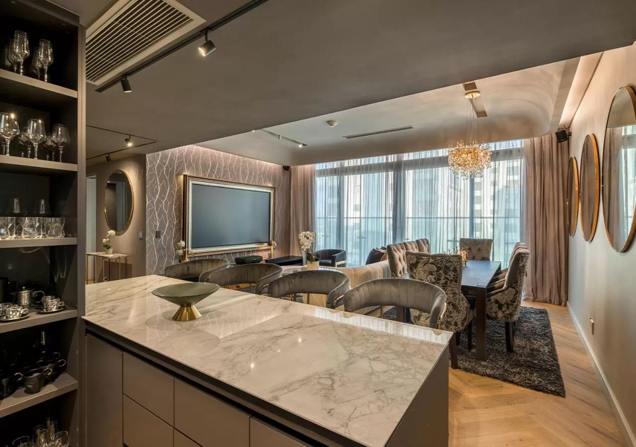 Living room in The Rockefeller Hotel by NEWMARK