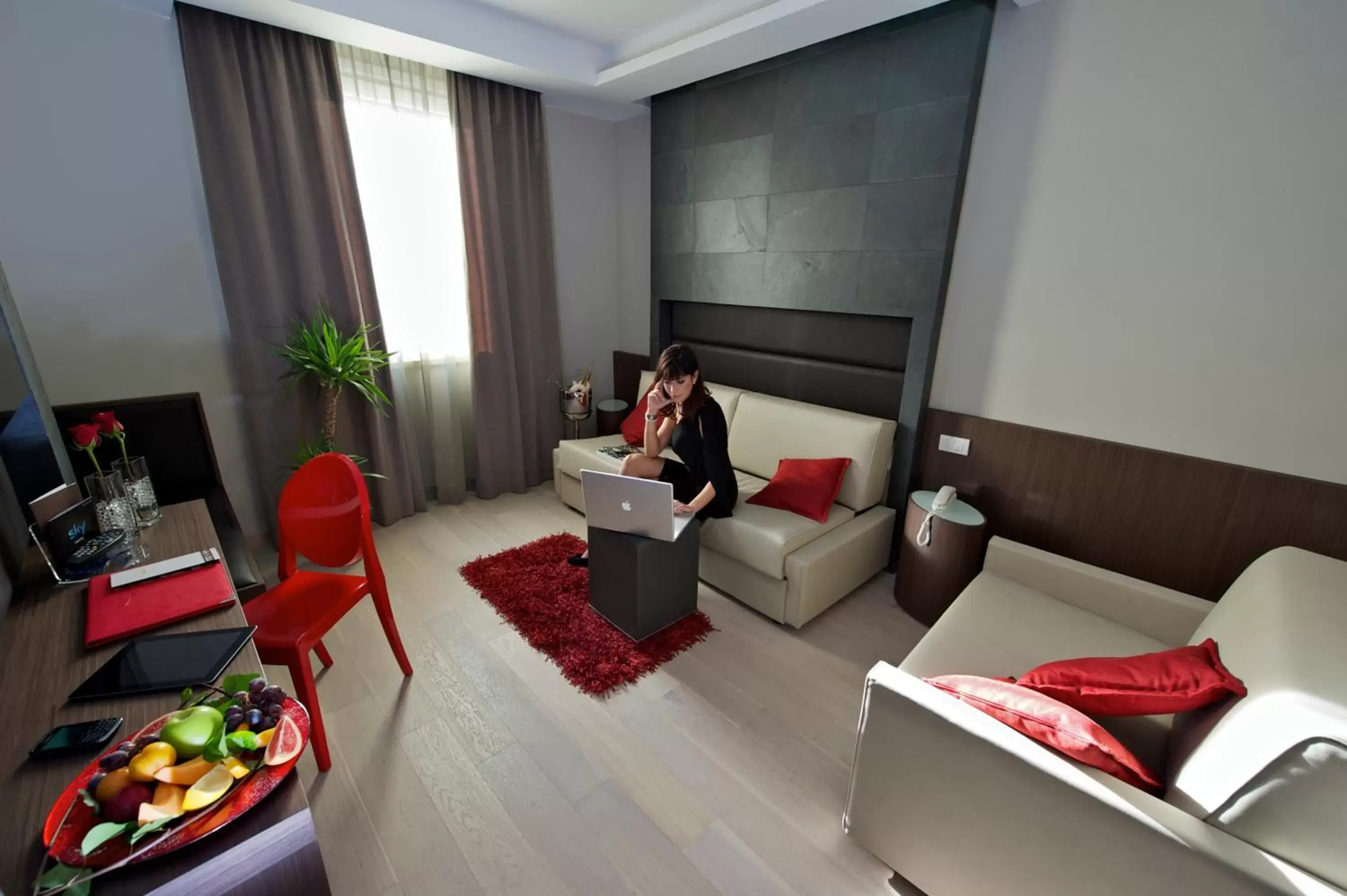 Living room in Villa dei Platani Boutique Hotel & SPA