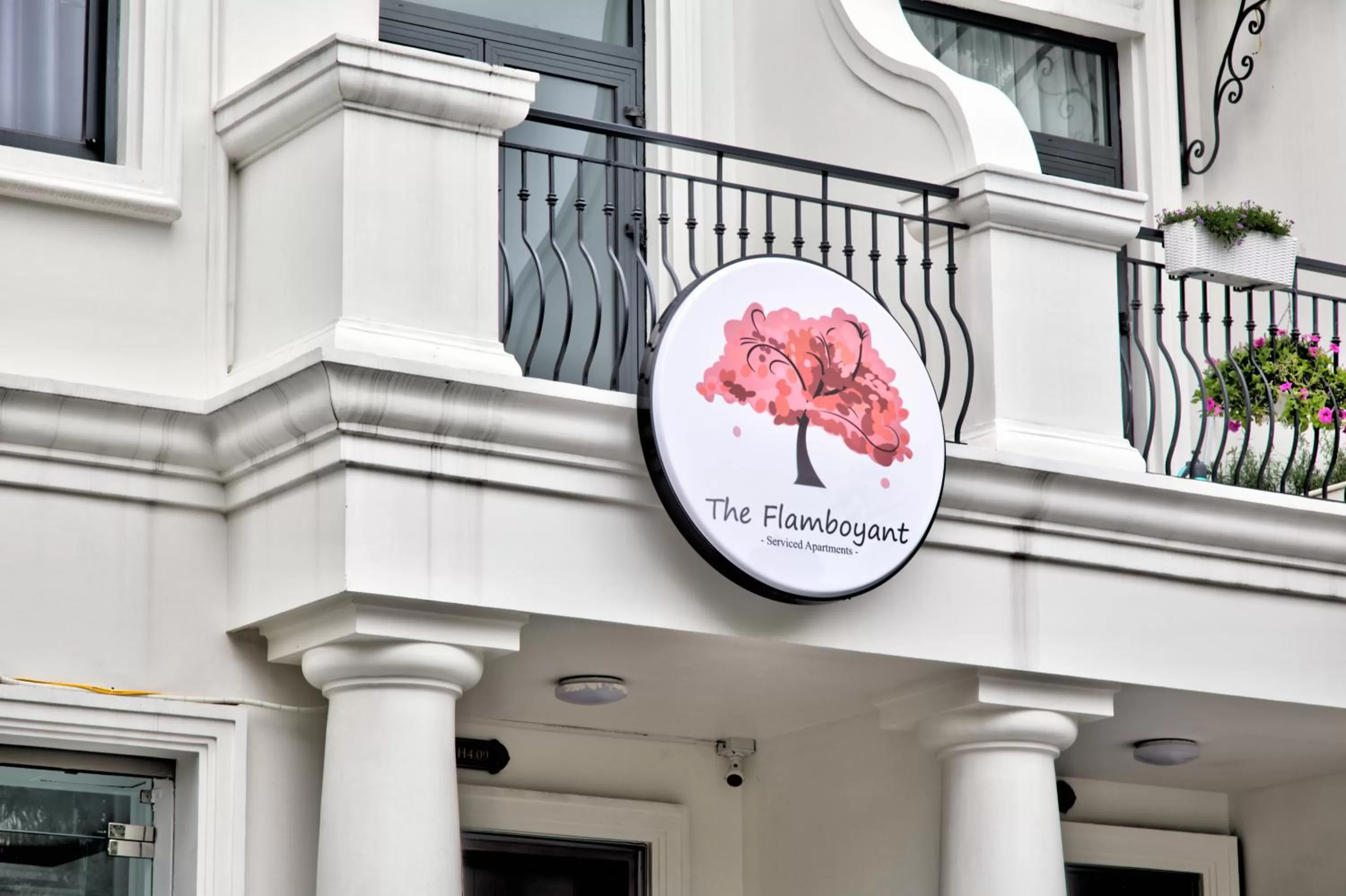 Property logo or sign in The Flamboyant #StayWork Vinhomes Marina