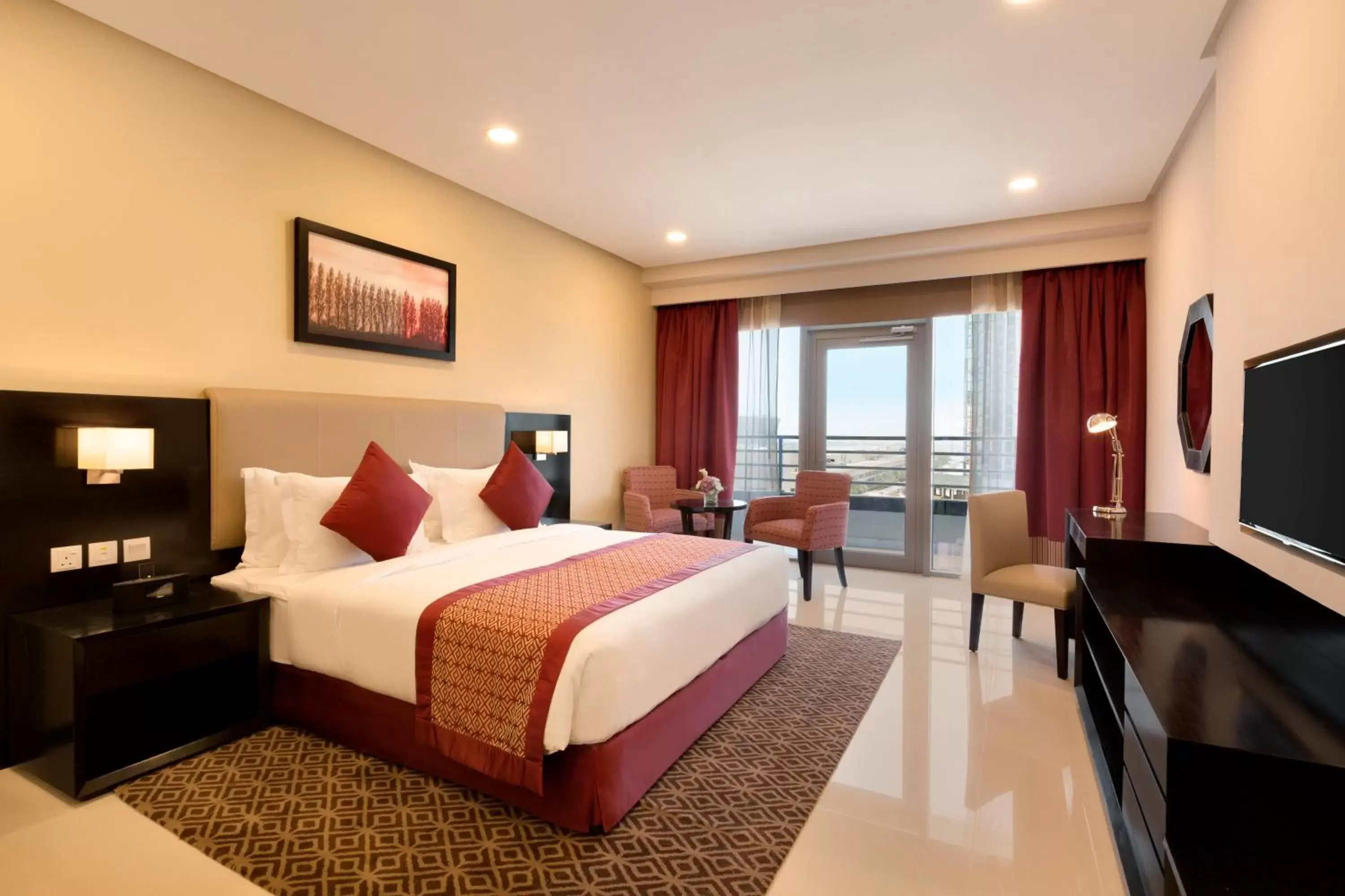 Bed, Room Photo in Ramada Hotel and Suites Amwaj Islands