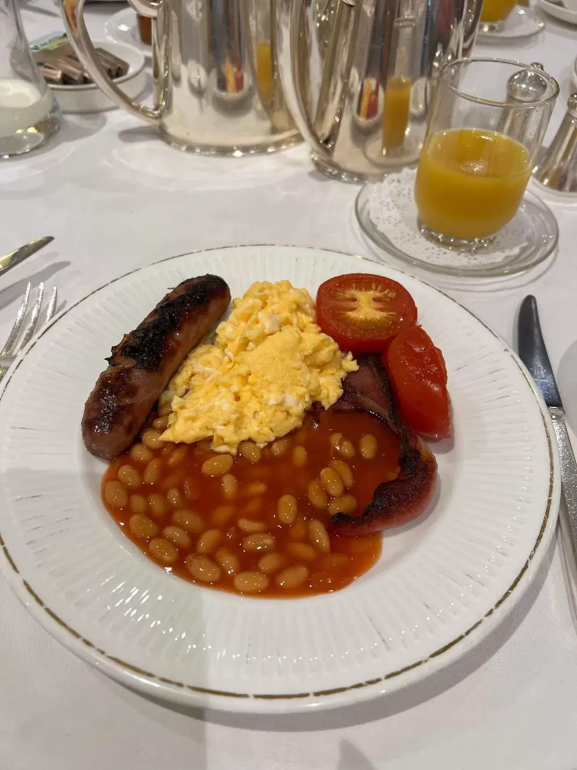 English/Irish breakfast in Saxonville Hotel