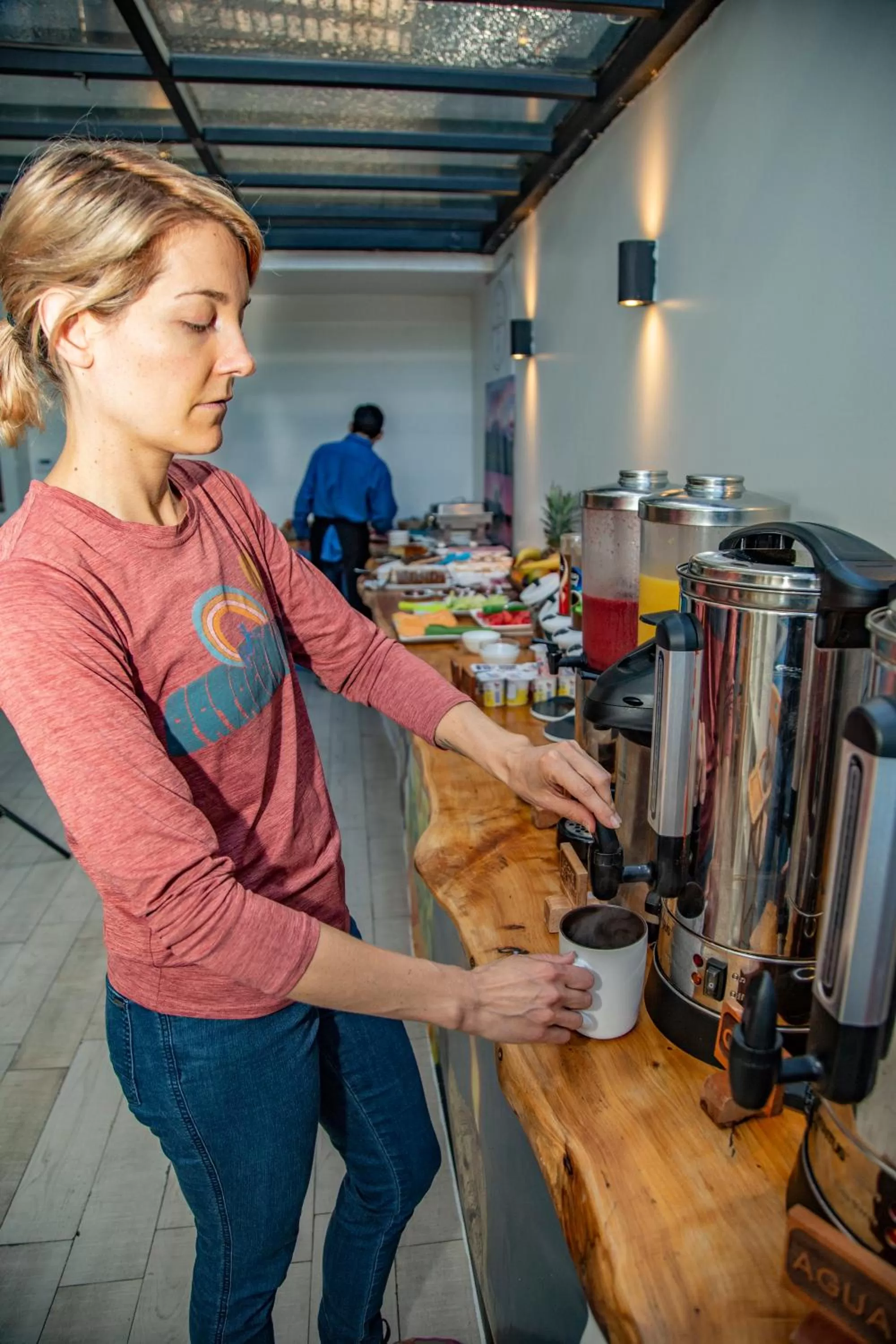 Buffet breakfast in Hotel Cumbres del Sur