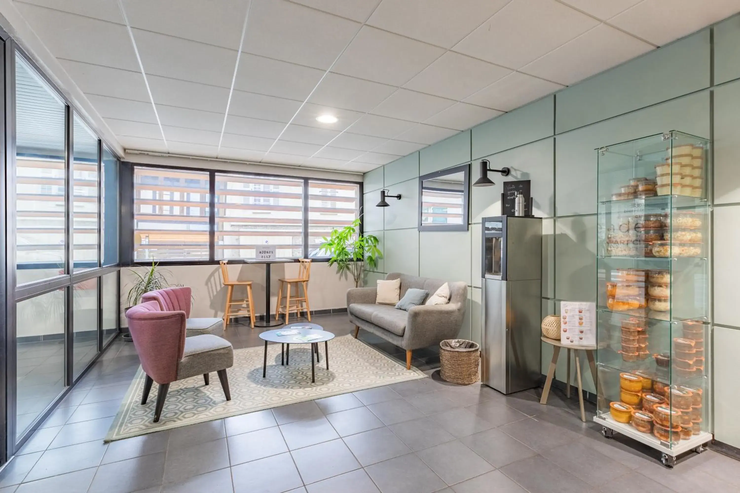 Living room in Appart'City Classic Limoges Living room in Appart'City Classic Limoges