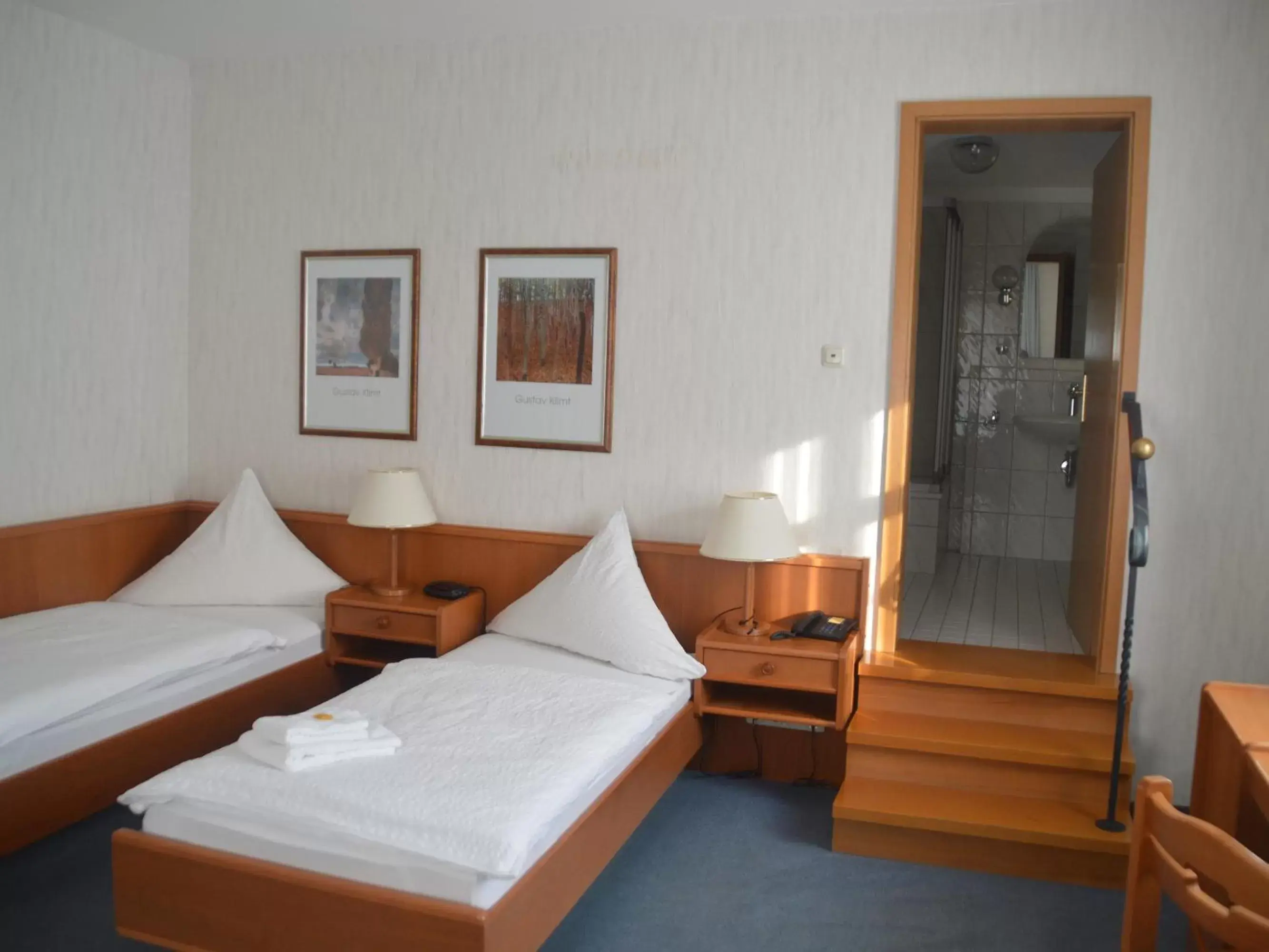 Standard Twin Room in Zum Weserdampfschiff