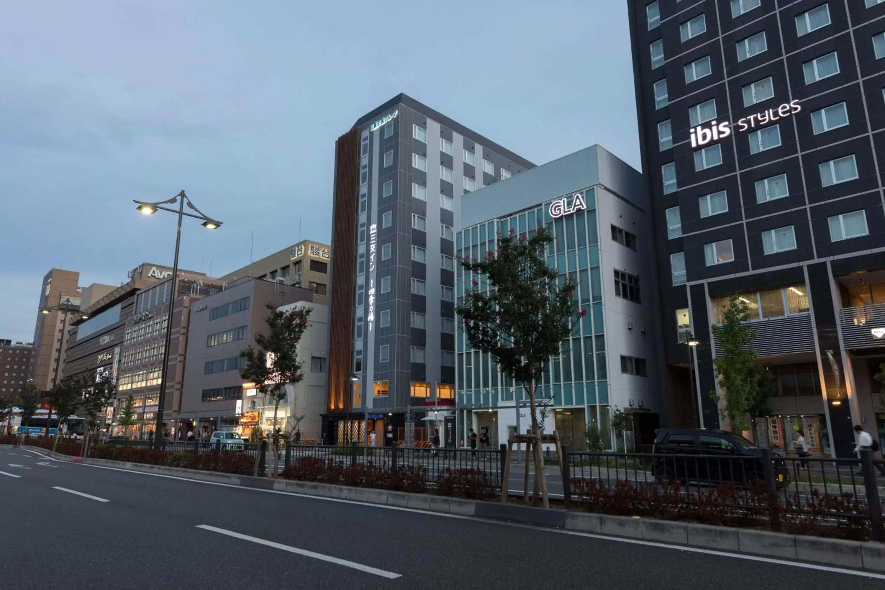 Property building in Sanco Inn Kyoto Hachijoguchi Shikinoyu Property building in Sanco Inn Kyoto Hachijoguchi Shikinoyu