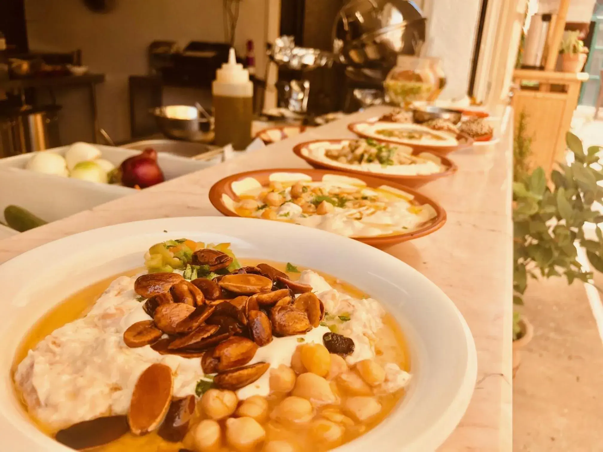 Breakfast in Al Yakhour Hostel