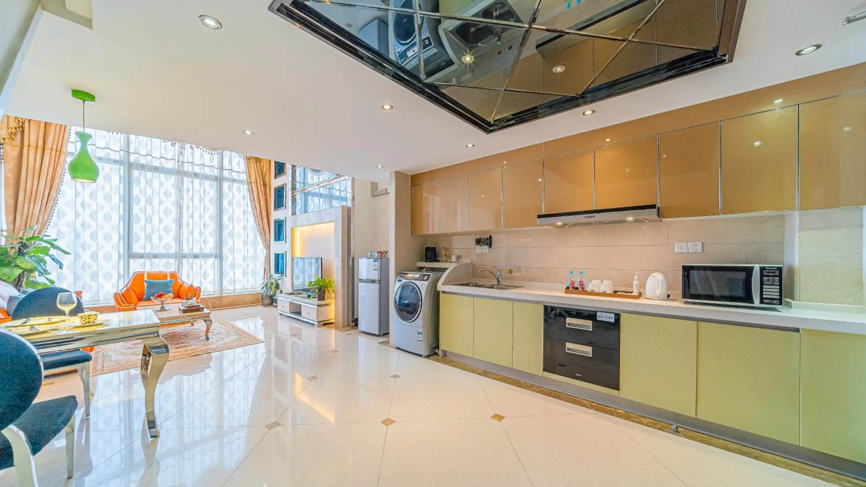 Kitchen or kitchenette in South & North International Apartment Beijing Road