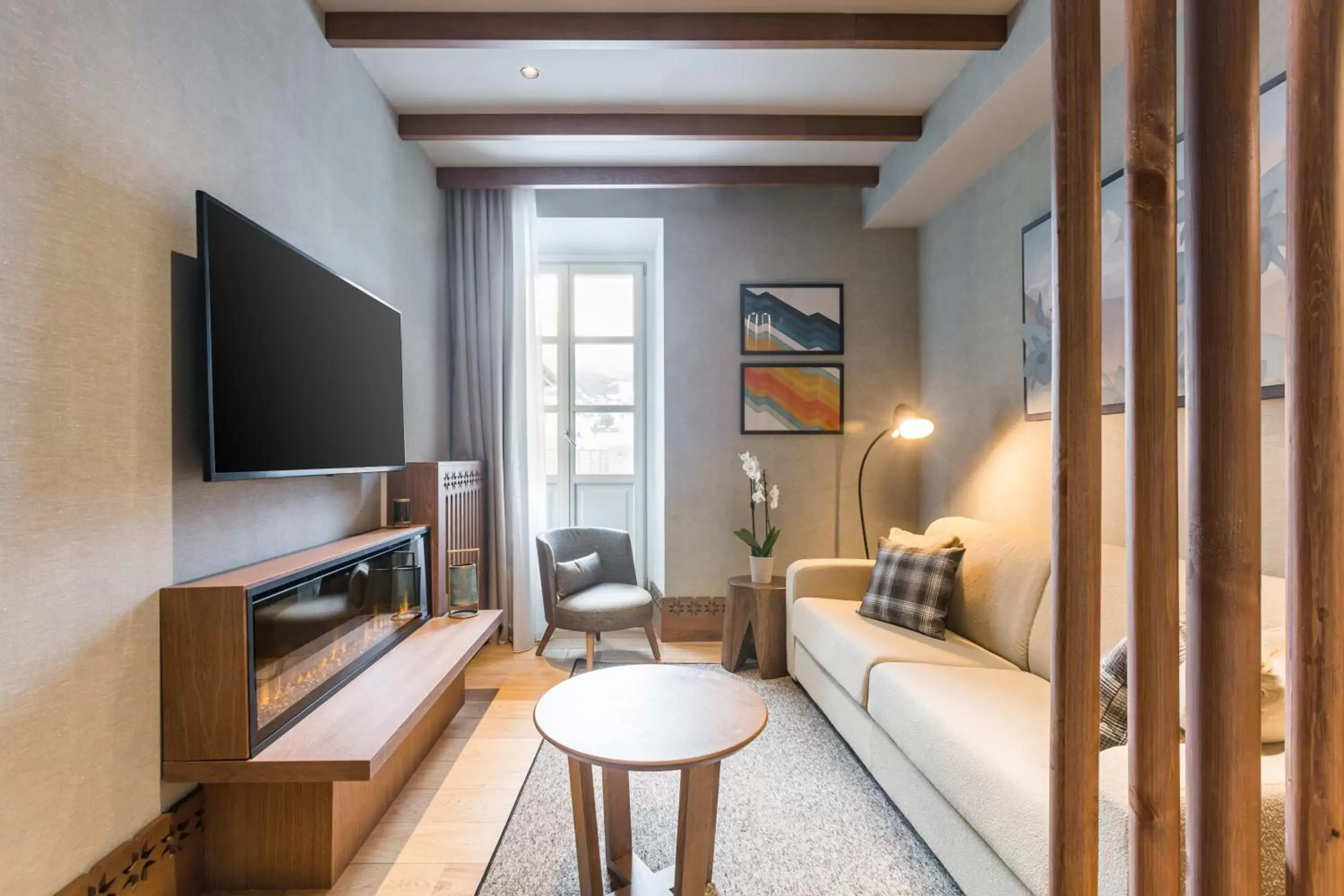 Living room, Seating Area in Grand Hotel Savoia Cortina d'Ampezzo, A Radisson Collection Hotel