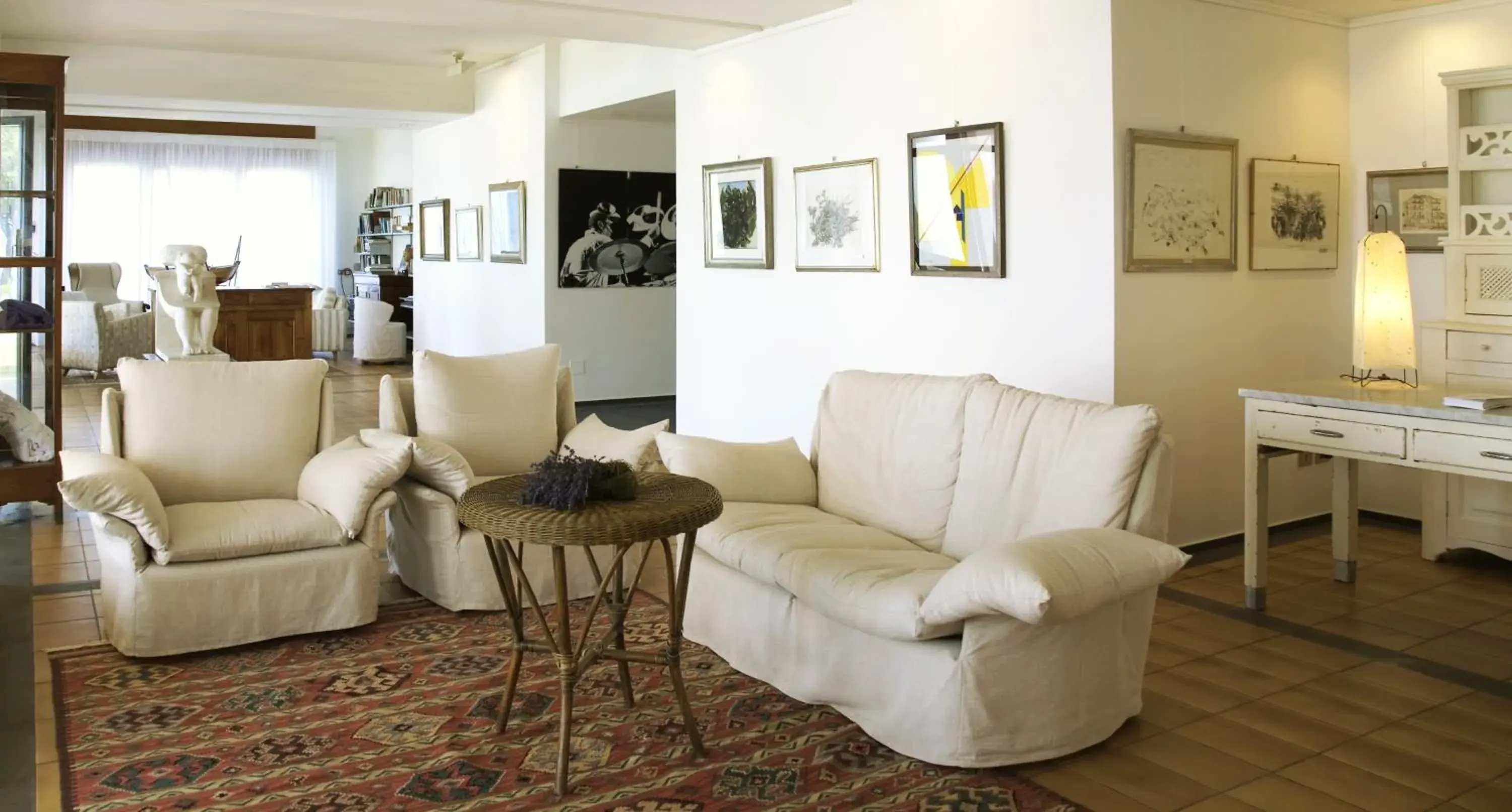 Lobby or reception, Seating Area in Hotel Emilia