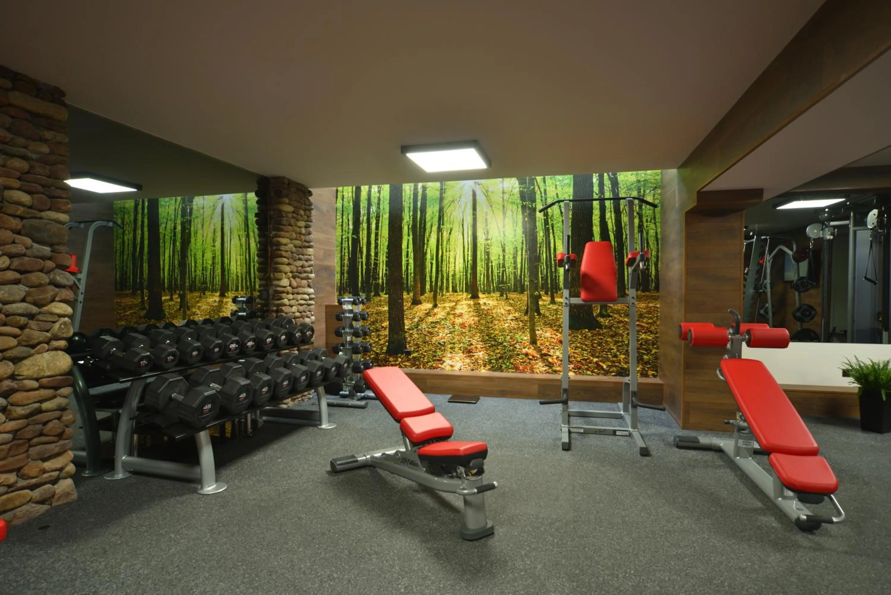 Fitness centre/facilities in Vila 6aTo Hotel & Wellnes