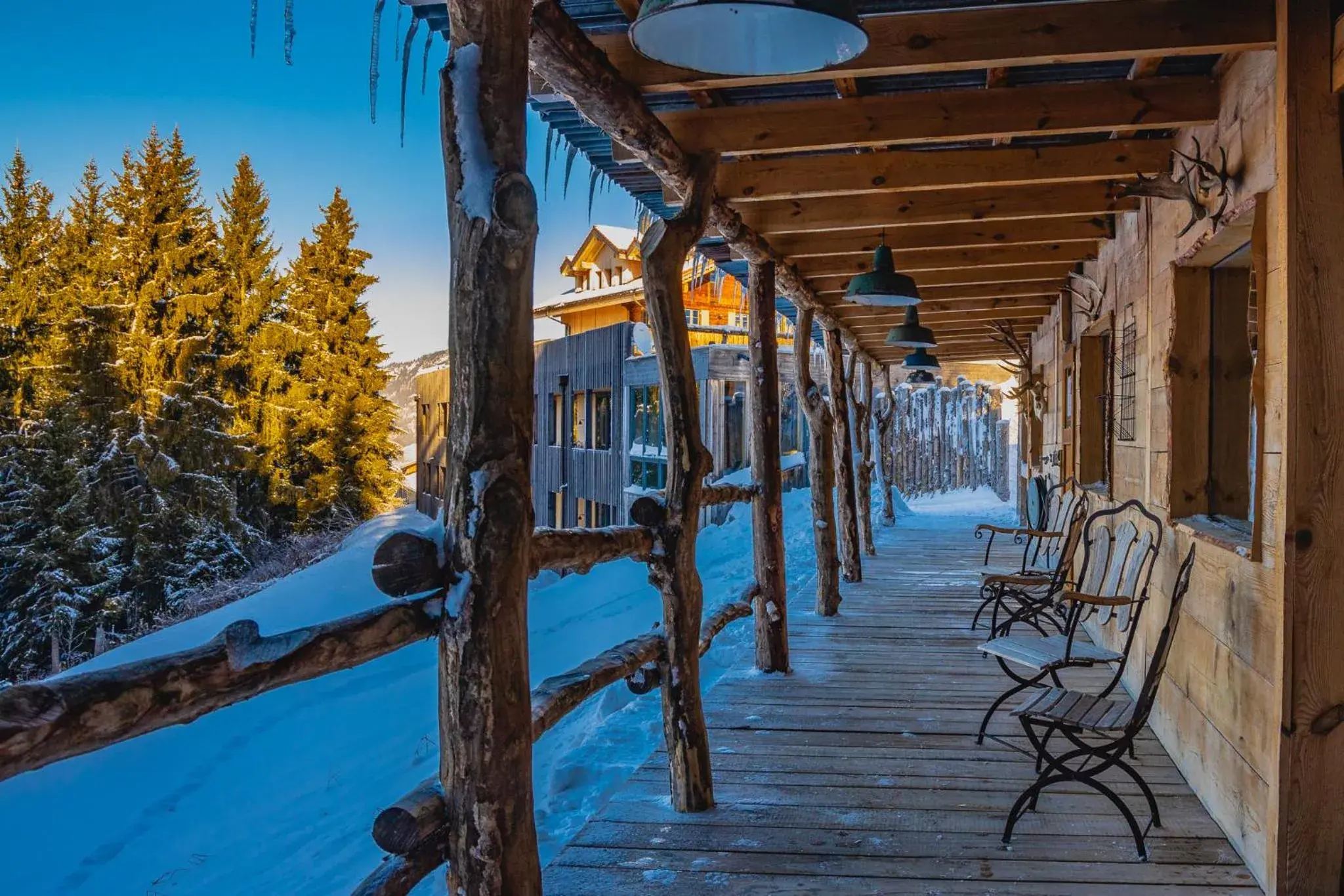 Winter in Rinderberg Swiss Alpine Lodge