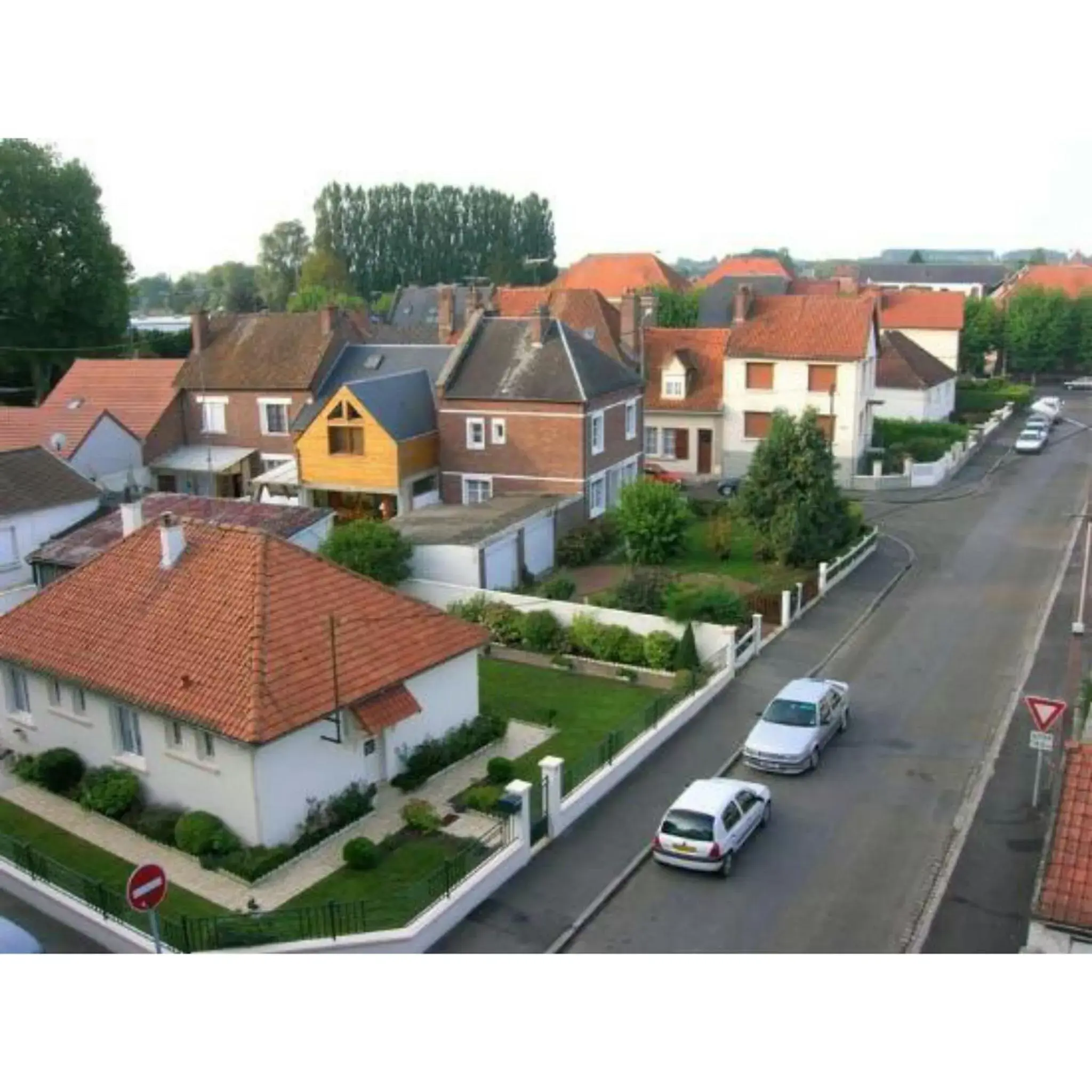 Property building, Bird's-eye View in Auberge des Remparts