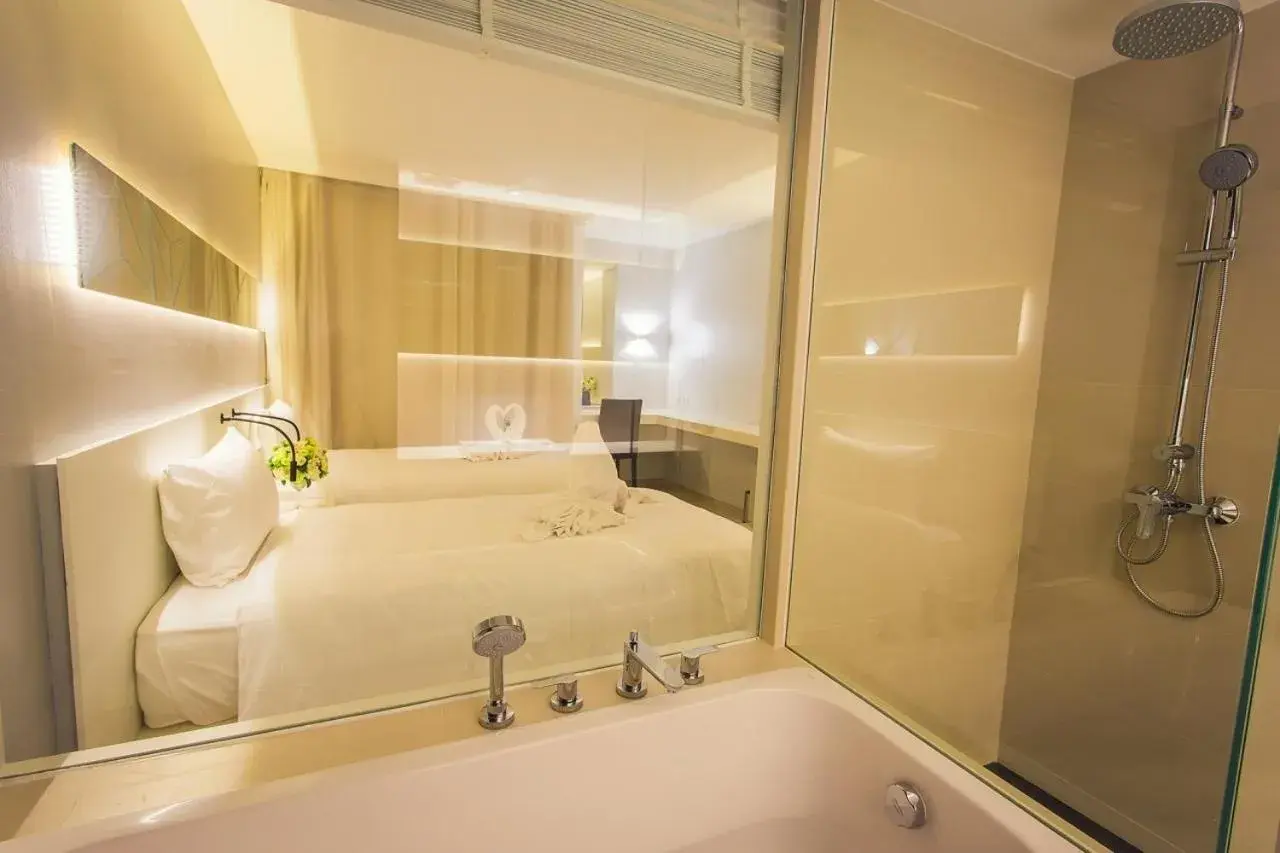 Bathroom in Crystal Hotel Hat Yai (SHA Extra Plus)