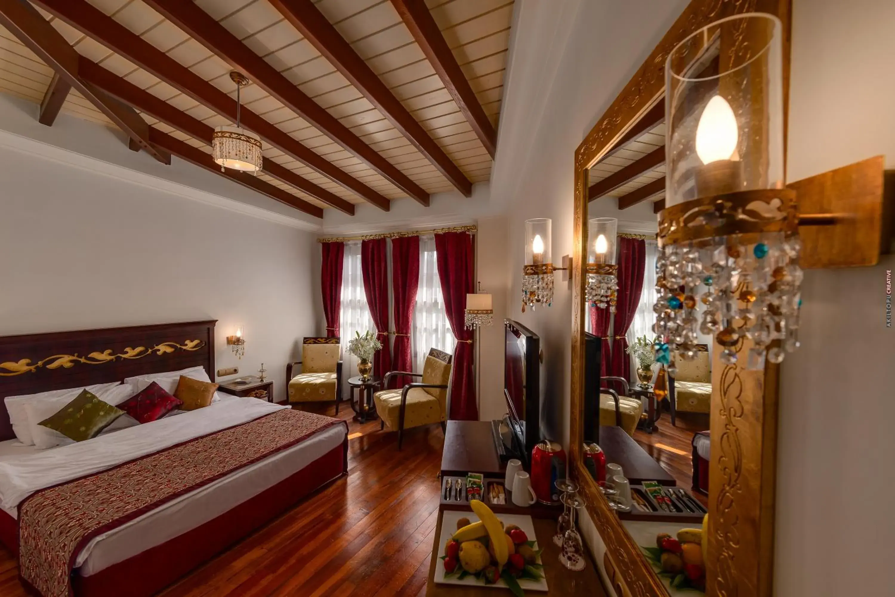 Bedroom in Tuvana Hotel