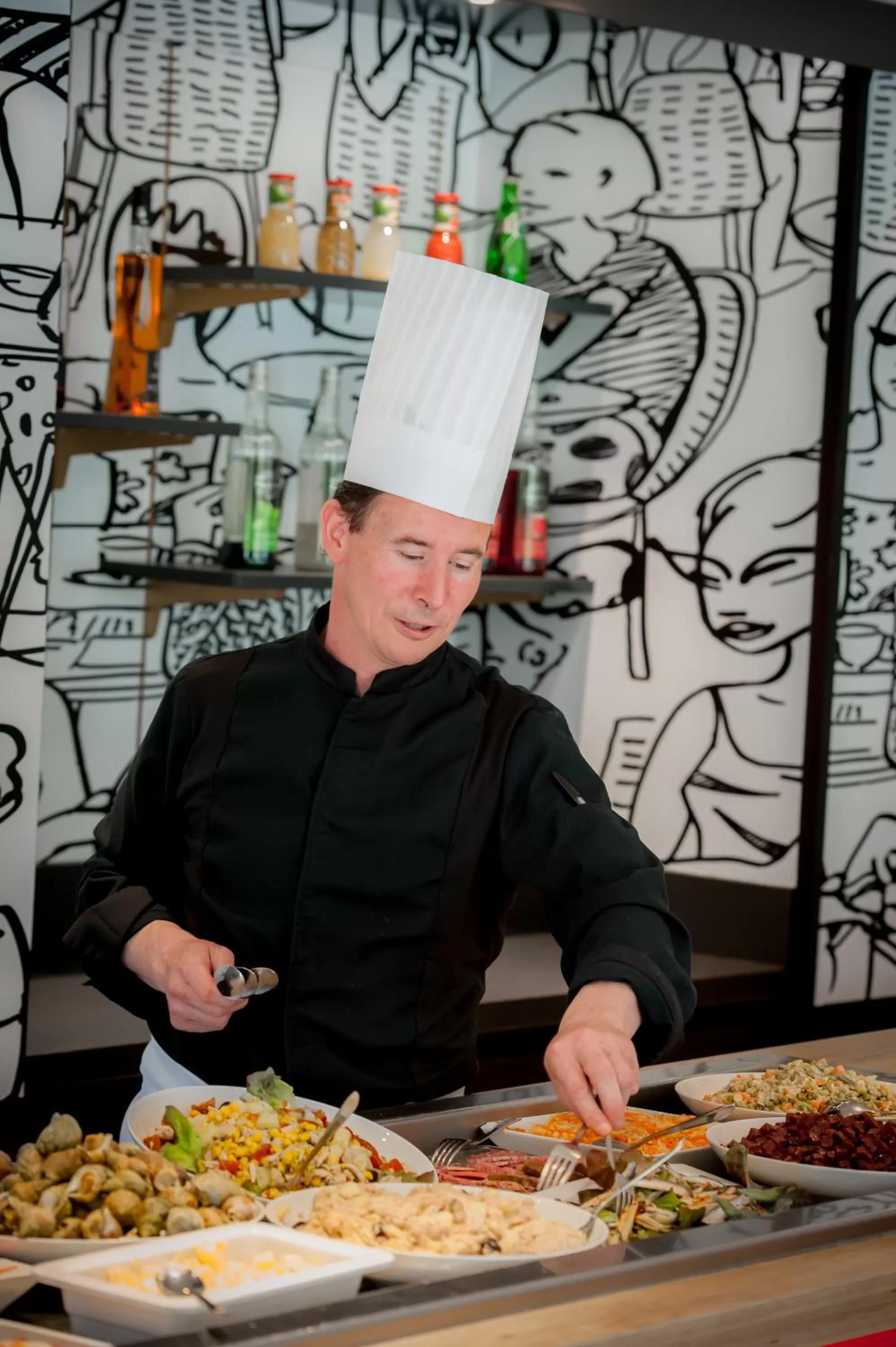 Restaurant/places to eat in ibis Quimper