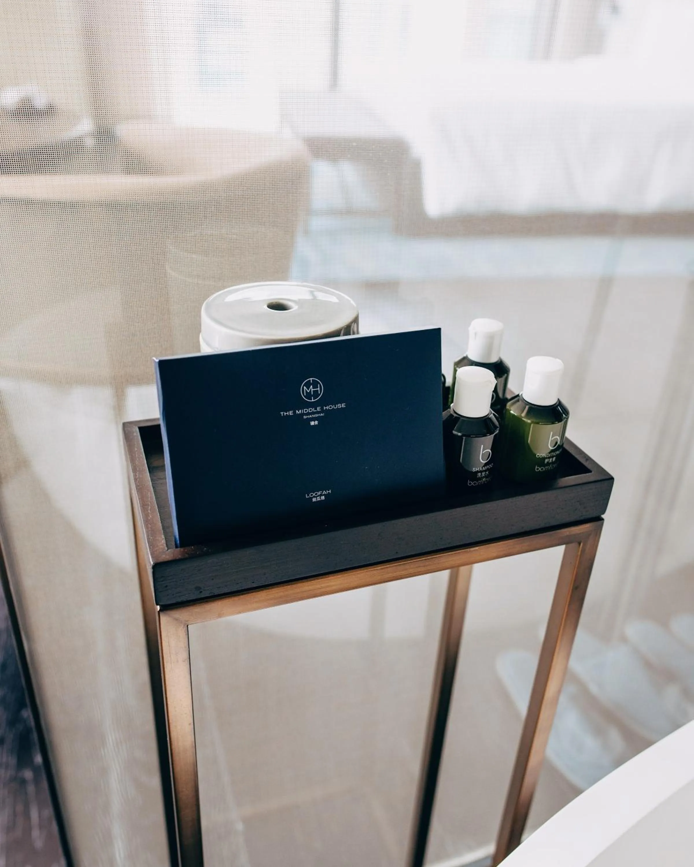 Bathroom in Upper House Shanghai - Former The Middle House