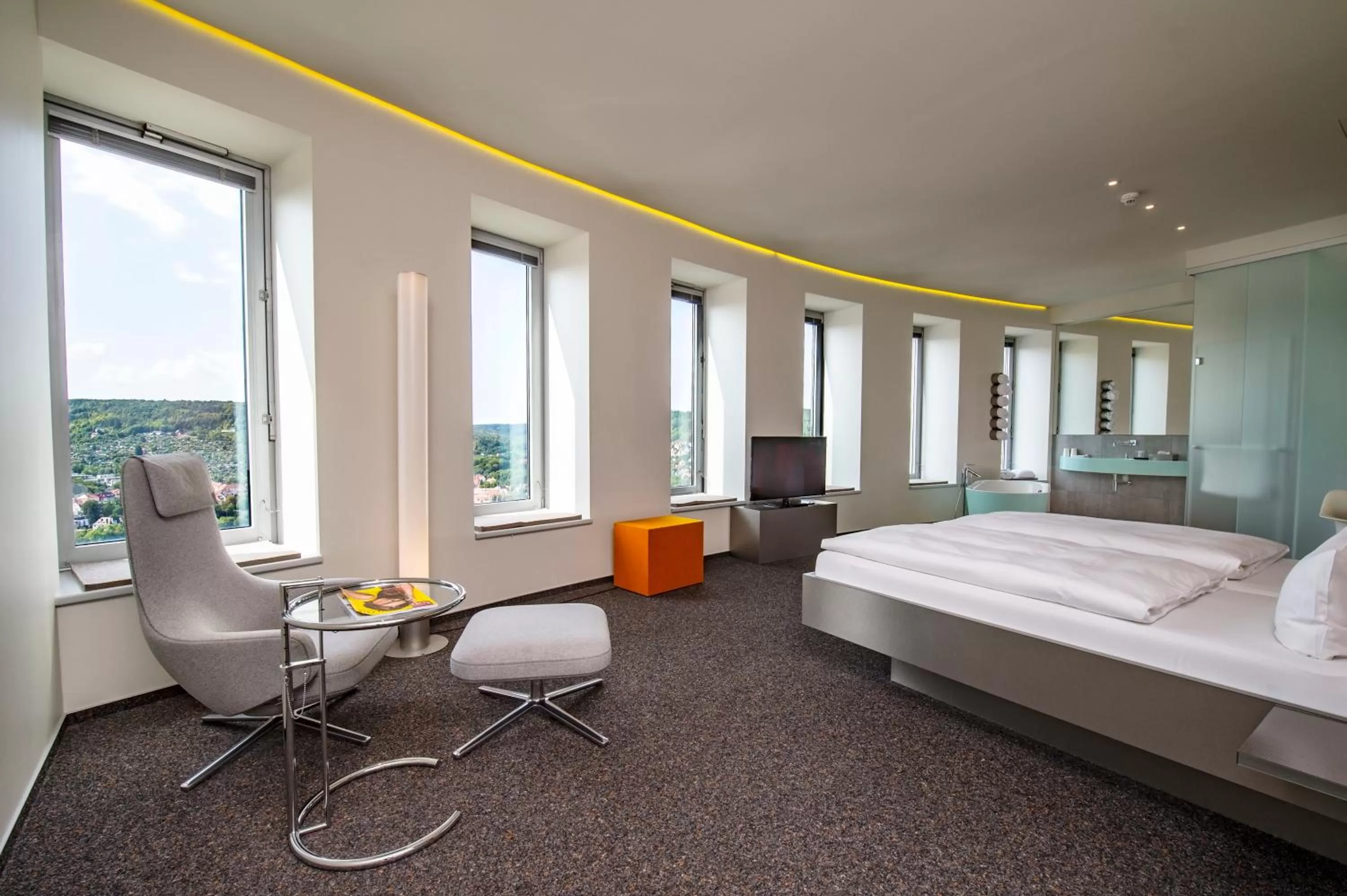 Photo of the whole room, Bed in Scala Turm Hotel Restaurant
