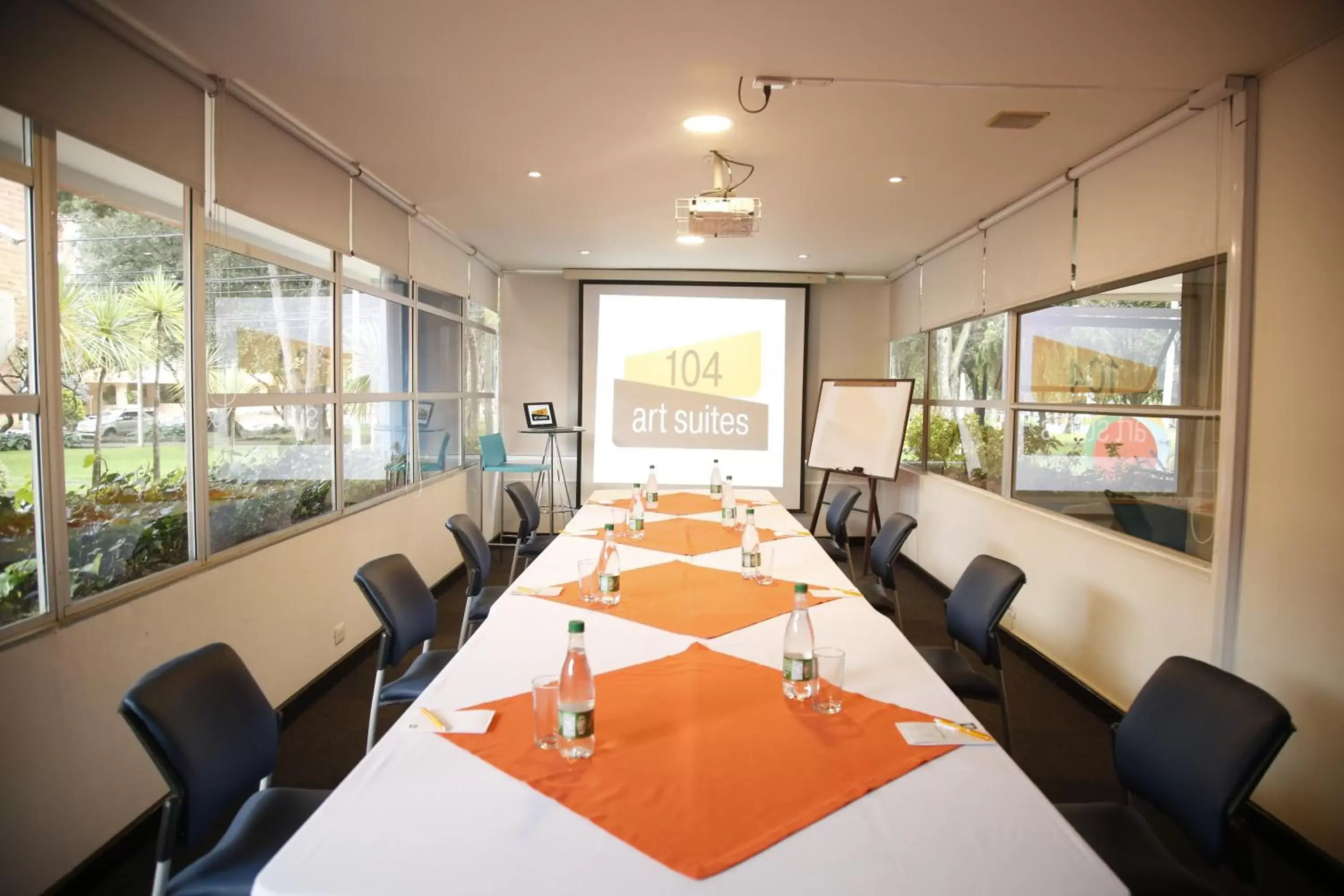 Meeting/conference room in Hotel 104 Art Suites