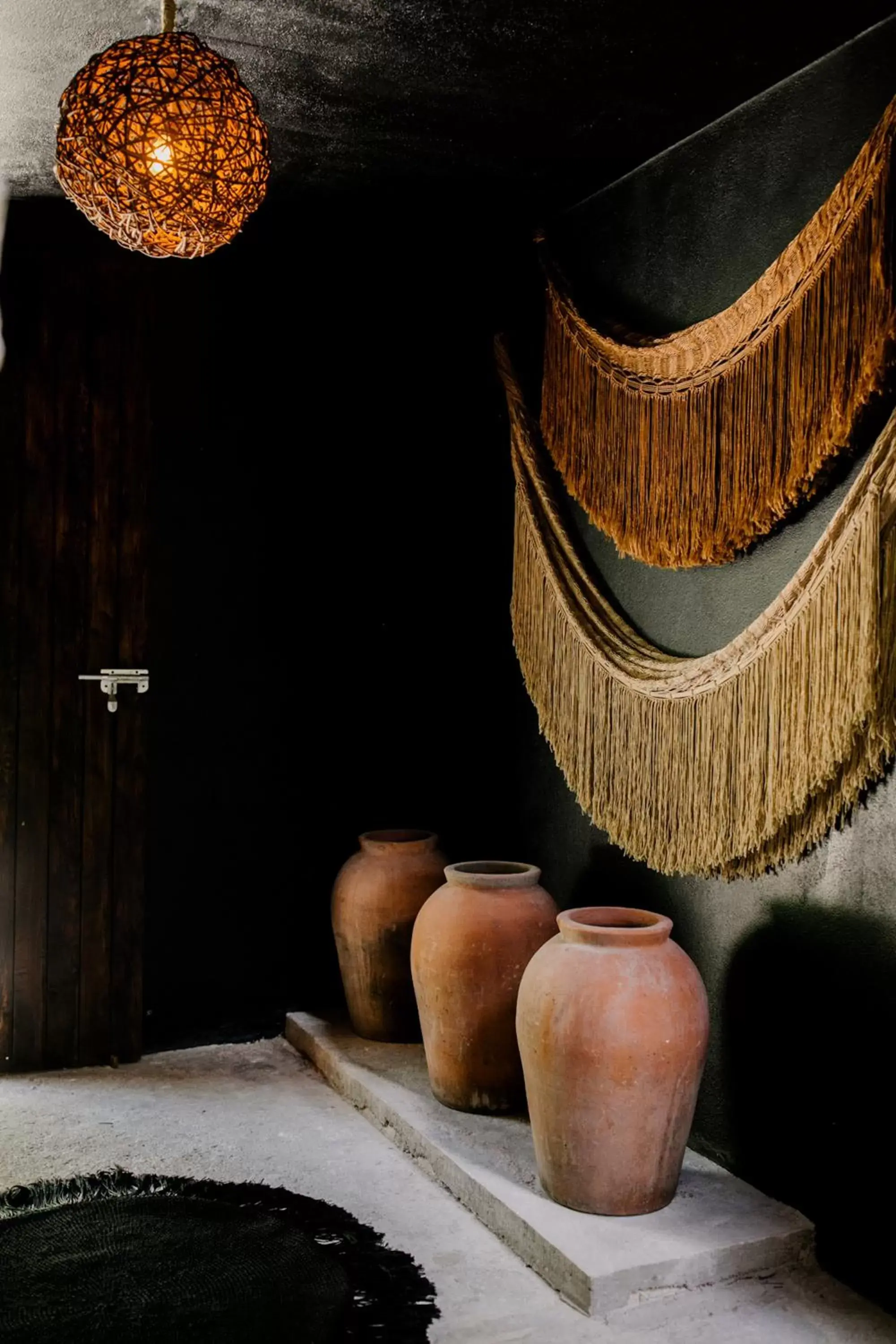 Decorative detail in NEST Tulum
