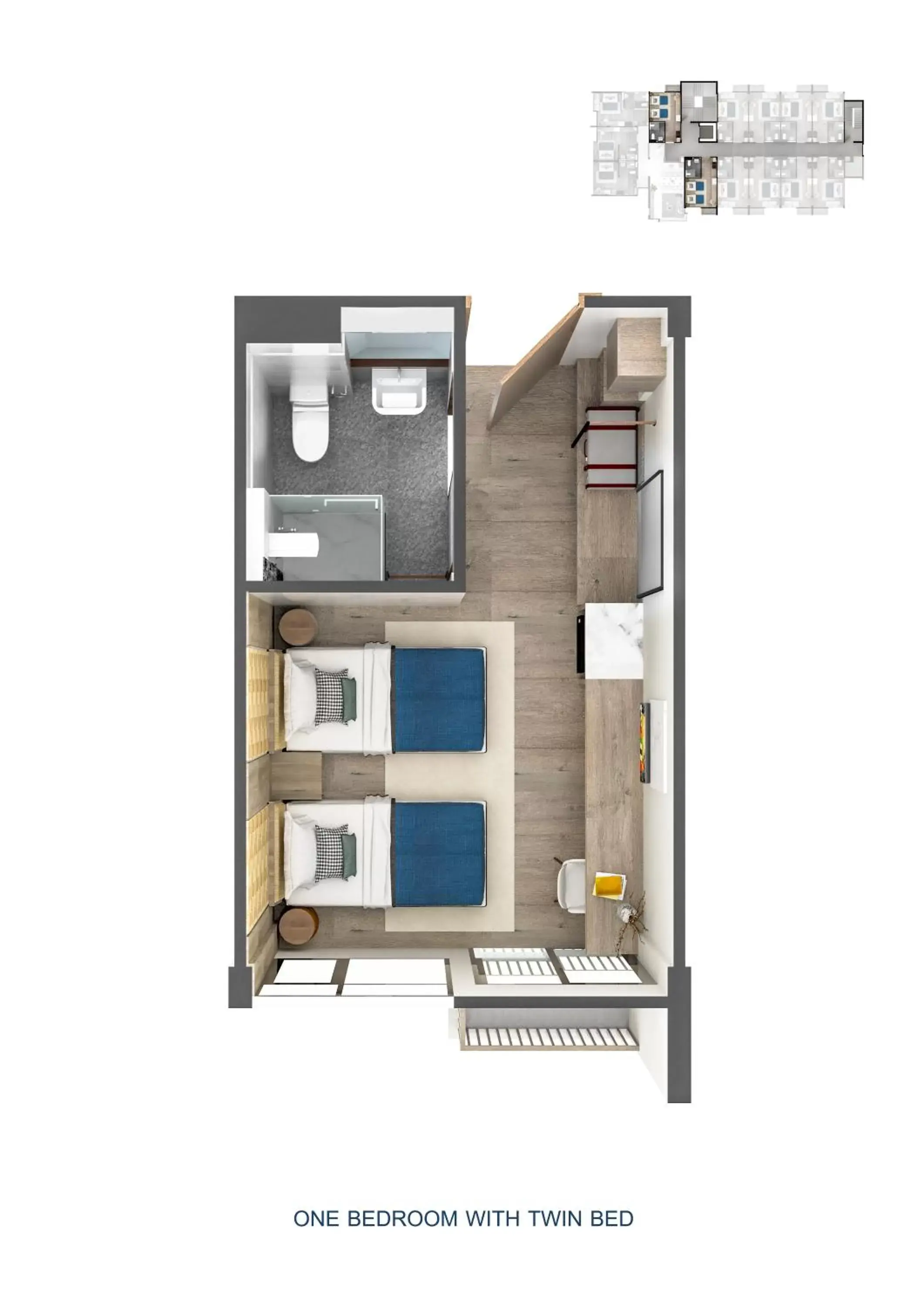 Twin Room with Private Bathroom in SHAN Villas Sukhumvit ฌานวิลล่า สุขุมวิท Twin Room with Private Bathroom in SHAN Villas Sukhumvit ฌานวิลล่า สุขุมวิท