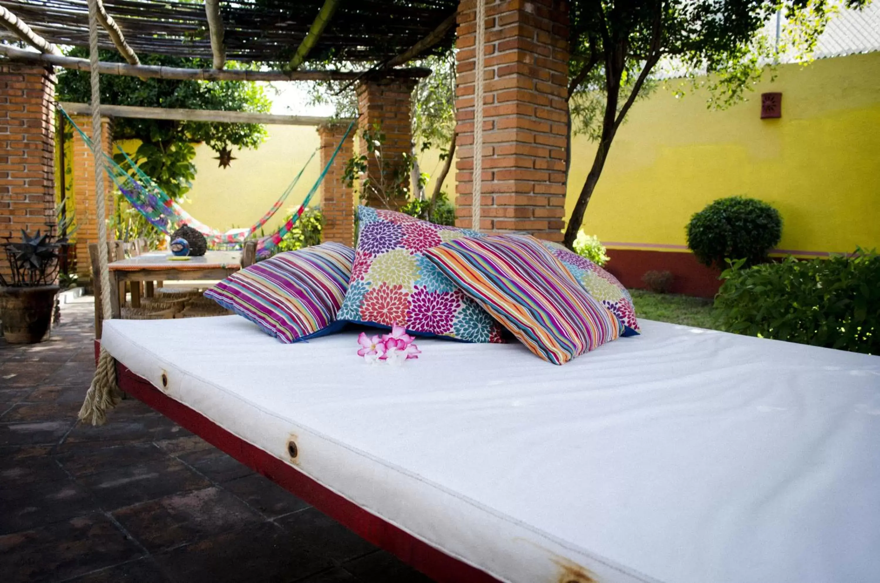 Patio in Hotel Casa Alvarada