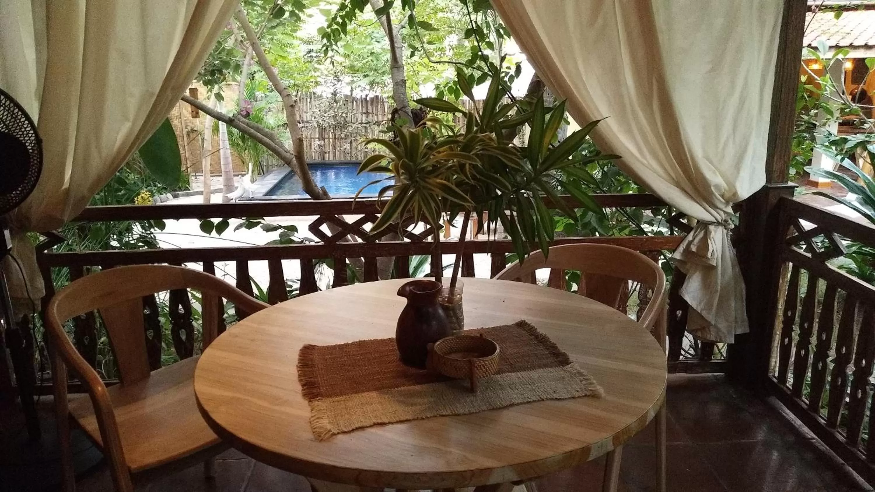 Balcony/Terrace in Villas Light House - Eco-Traditional Joglo