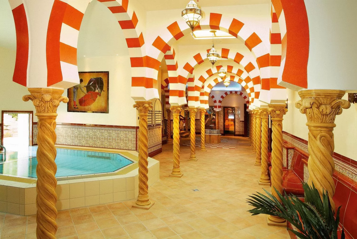 Spa and wellness centre/facilities in Sieben Welten Hotel & Spa Resort