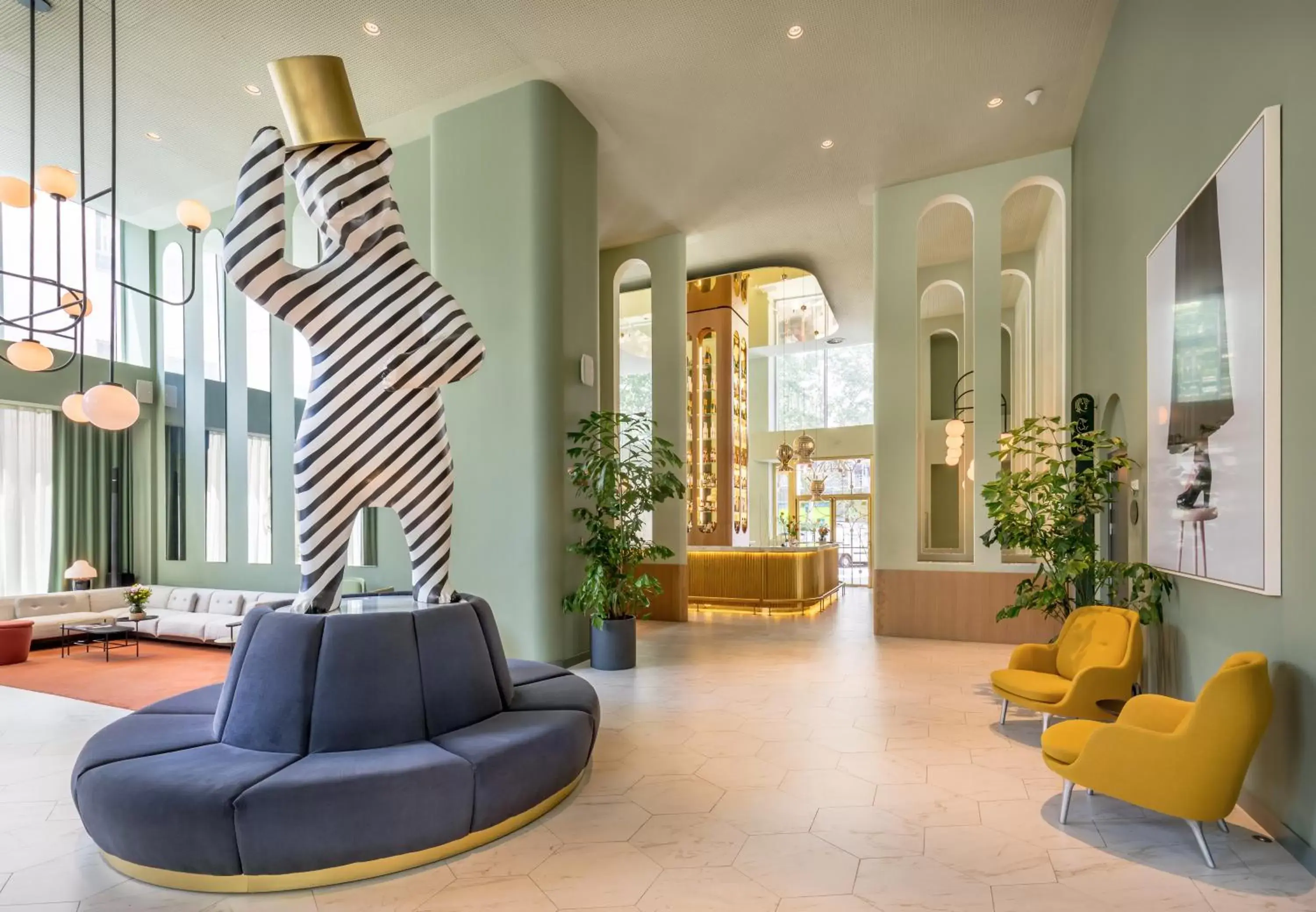 Lobby or reception in Barceló Torre de Madrid Lobby or reception in Barceló Torre de Madrid