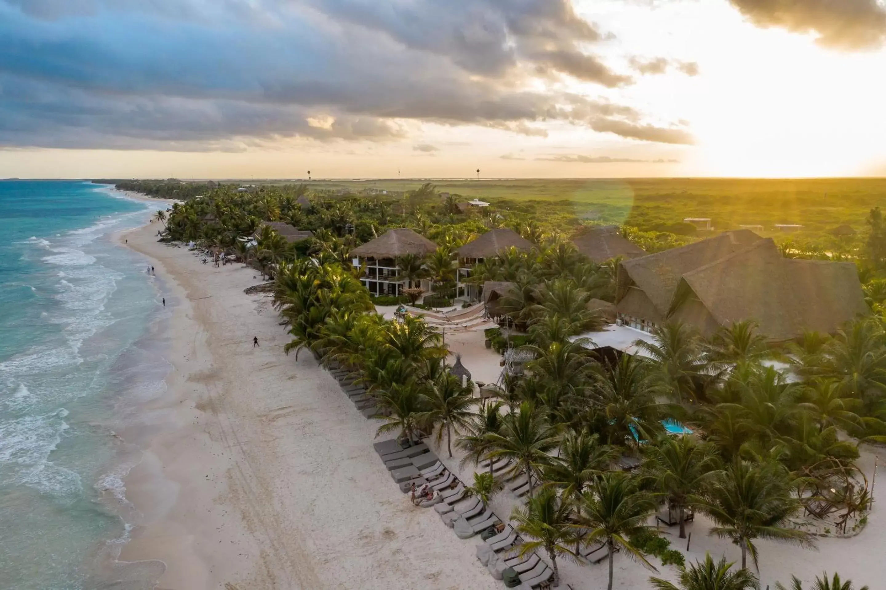 Property building, Bird's-eye View in Selina Tulum