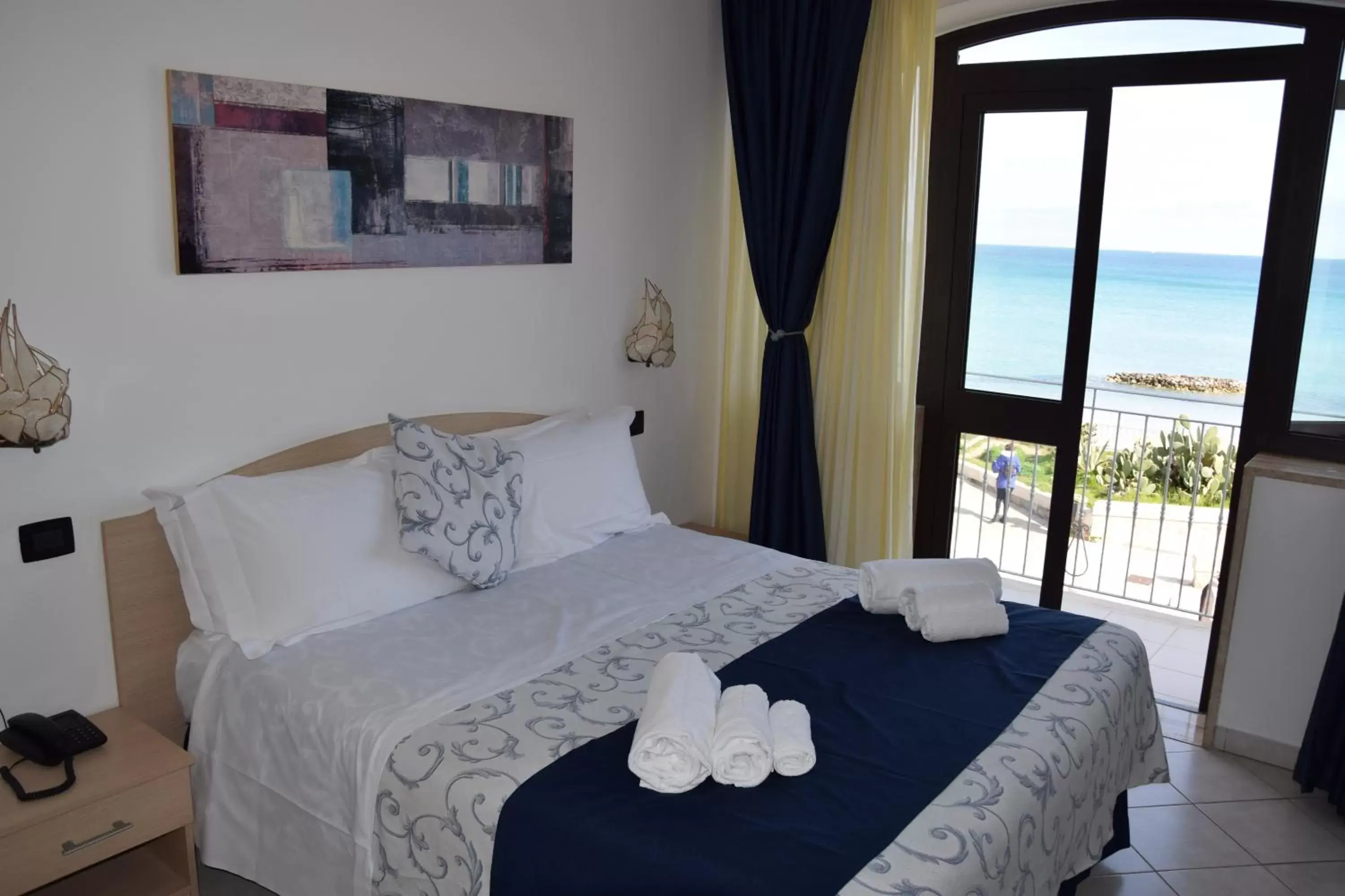 Bed in Hotel Profumo Di Mare