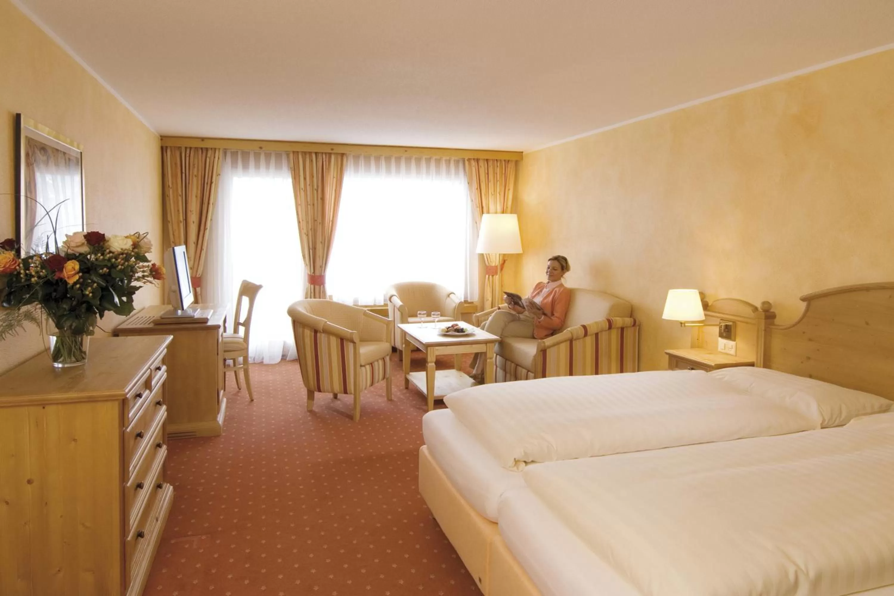 Photo of the whole room, Bed in Silvretta Parkhotel