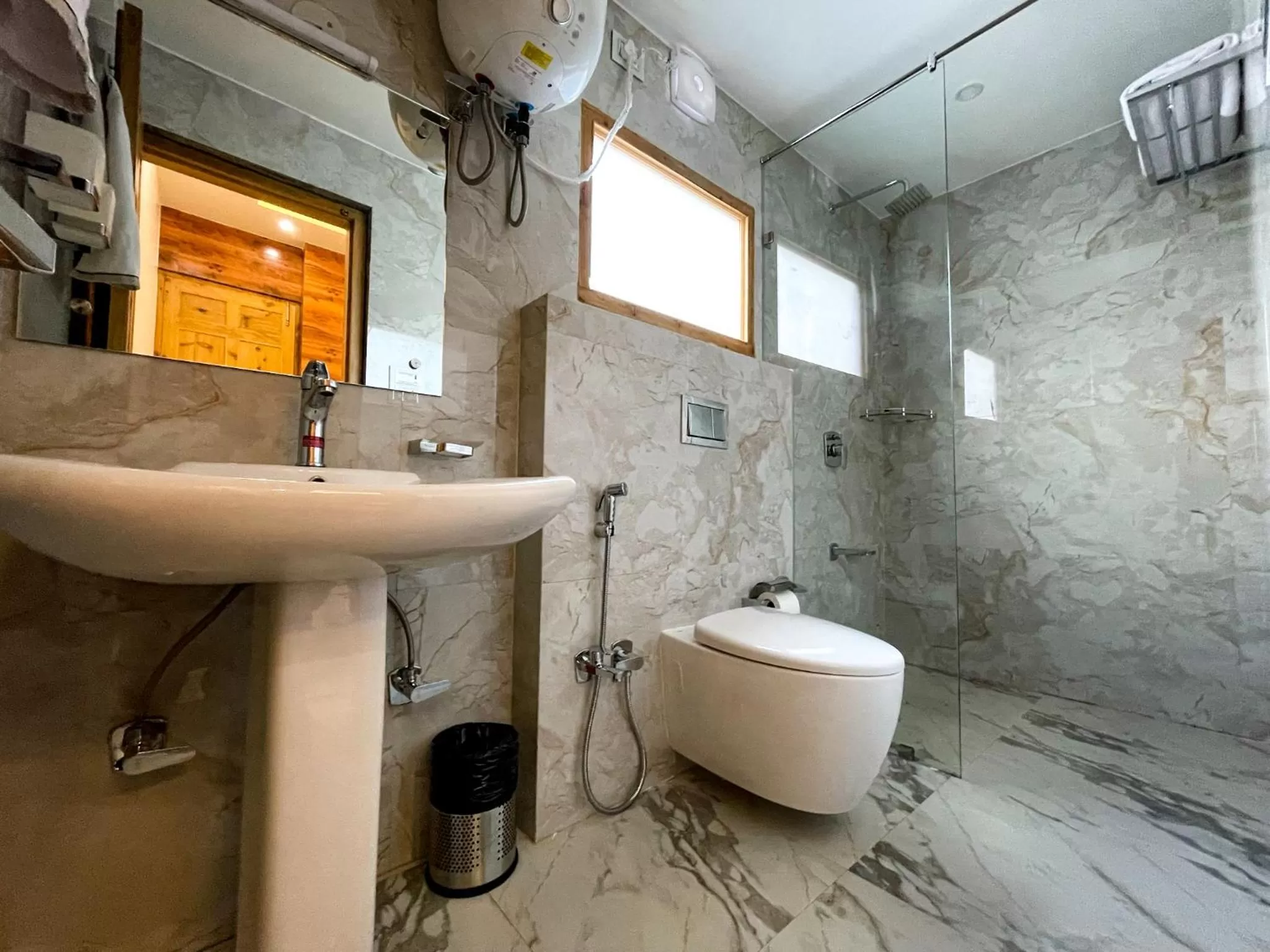 Shower in The Wild Yak