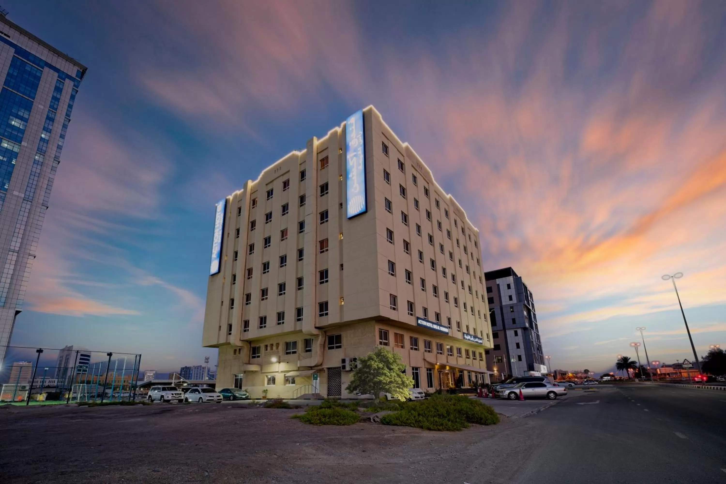 Property building in Action Hotel Ras Al Khaimah