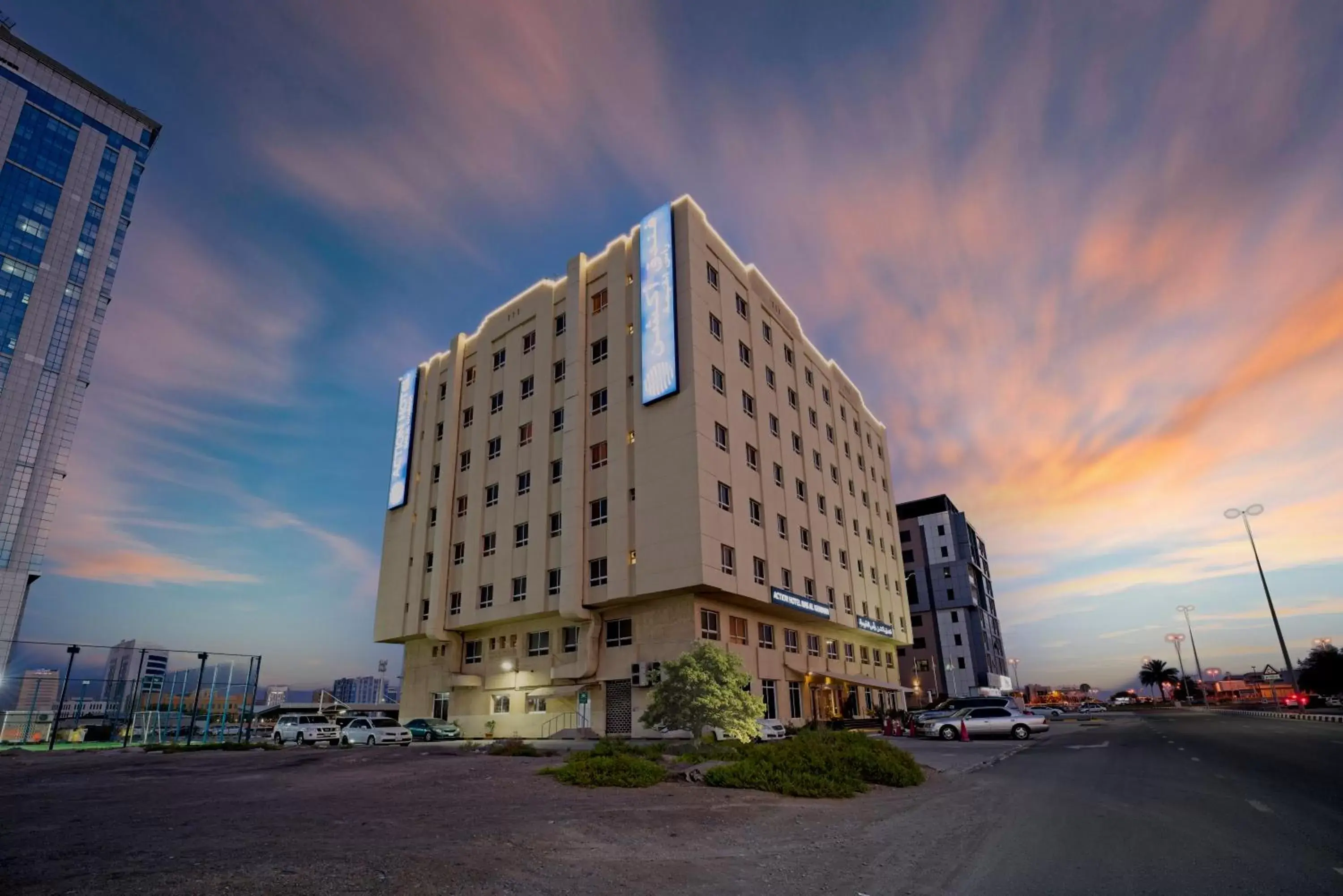 Property Building in Action Hotel Ras Al Khaimah