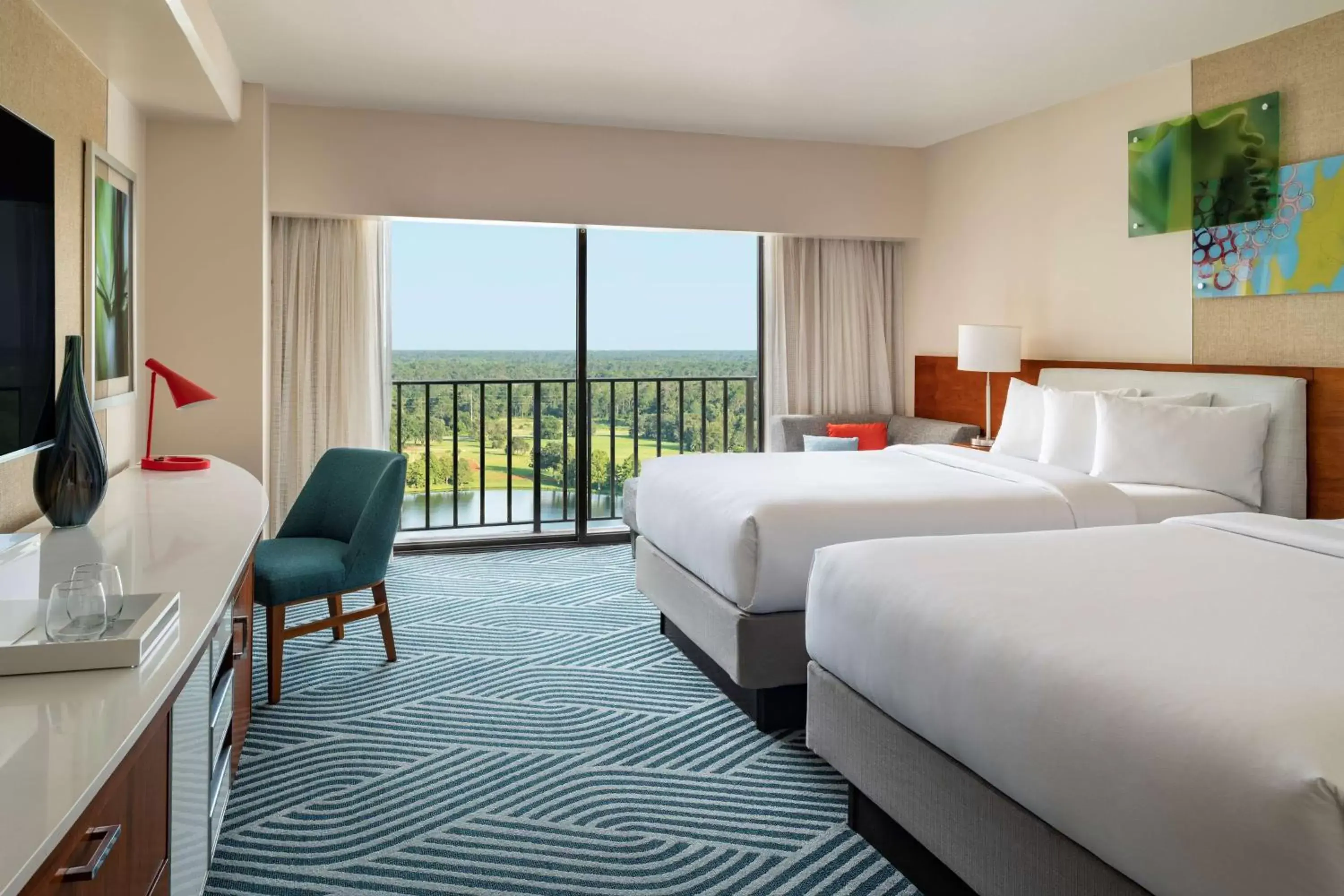 Double Room with Two Double Beds and Accessible Shower - Disability Access in Hyatt Regency Grand Cypress Resort