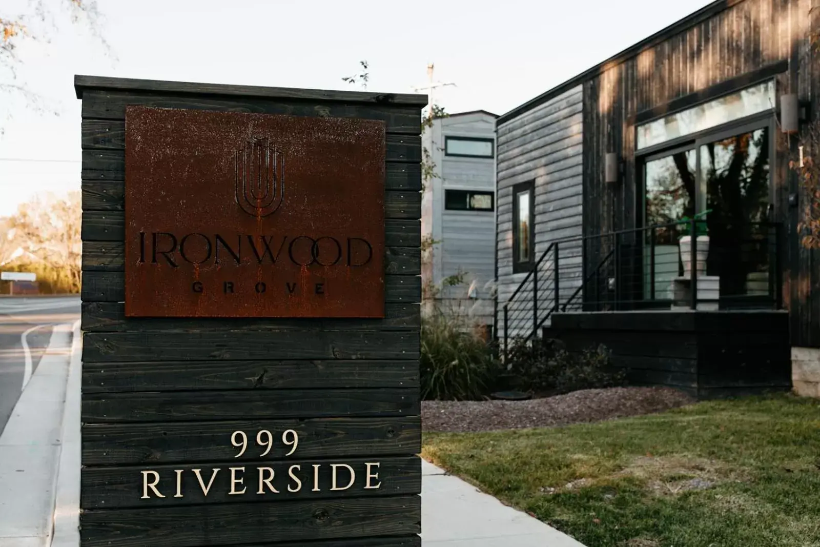 Facade/entrance, Property Logo/Sign in Ironwood Grove, Tiny House Hotel