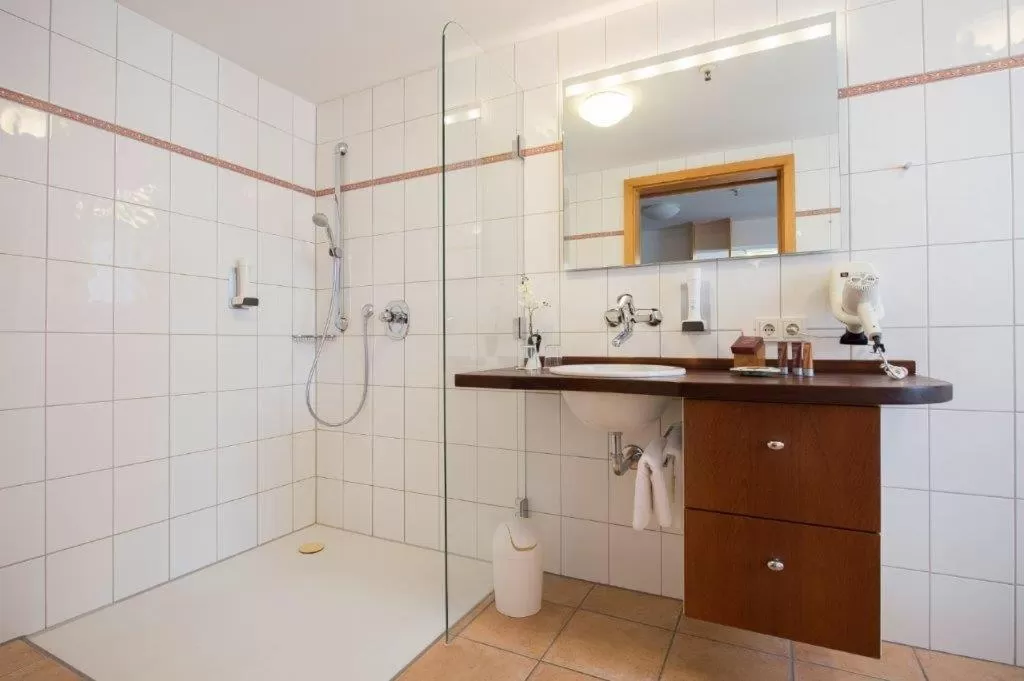 Bathroom in Hotel-Restaurant Anne-Sophie