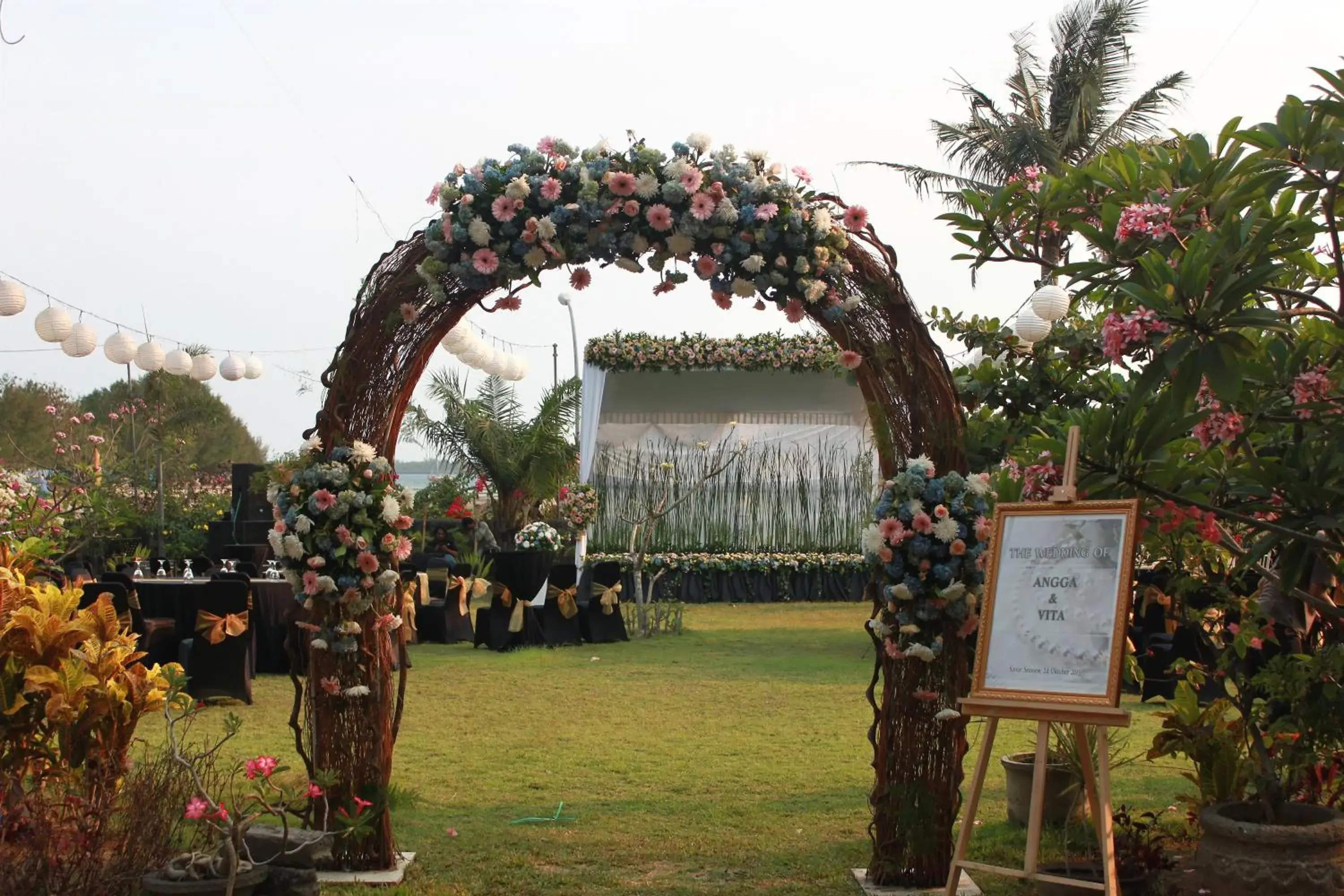 Garden, Banquet Facilities in Sanur Seaview Hotel