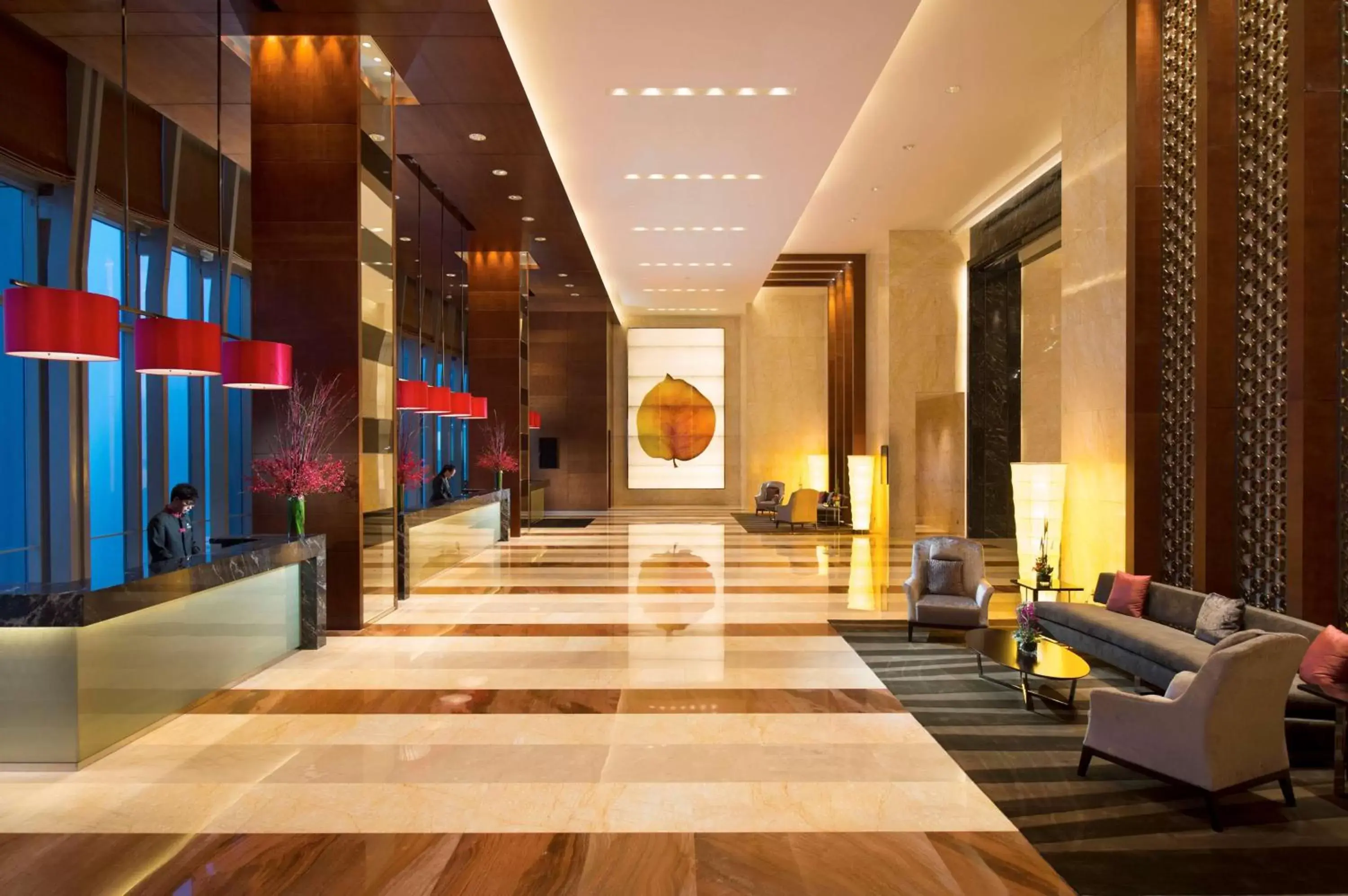 Lobby or reception in Hilton Shijiazhuang Lobby or reception in Hilton Shijiazhuang