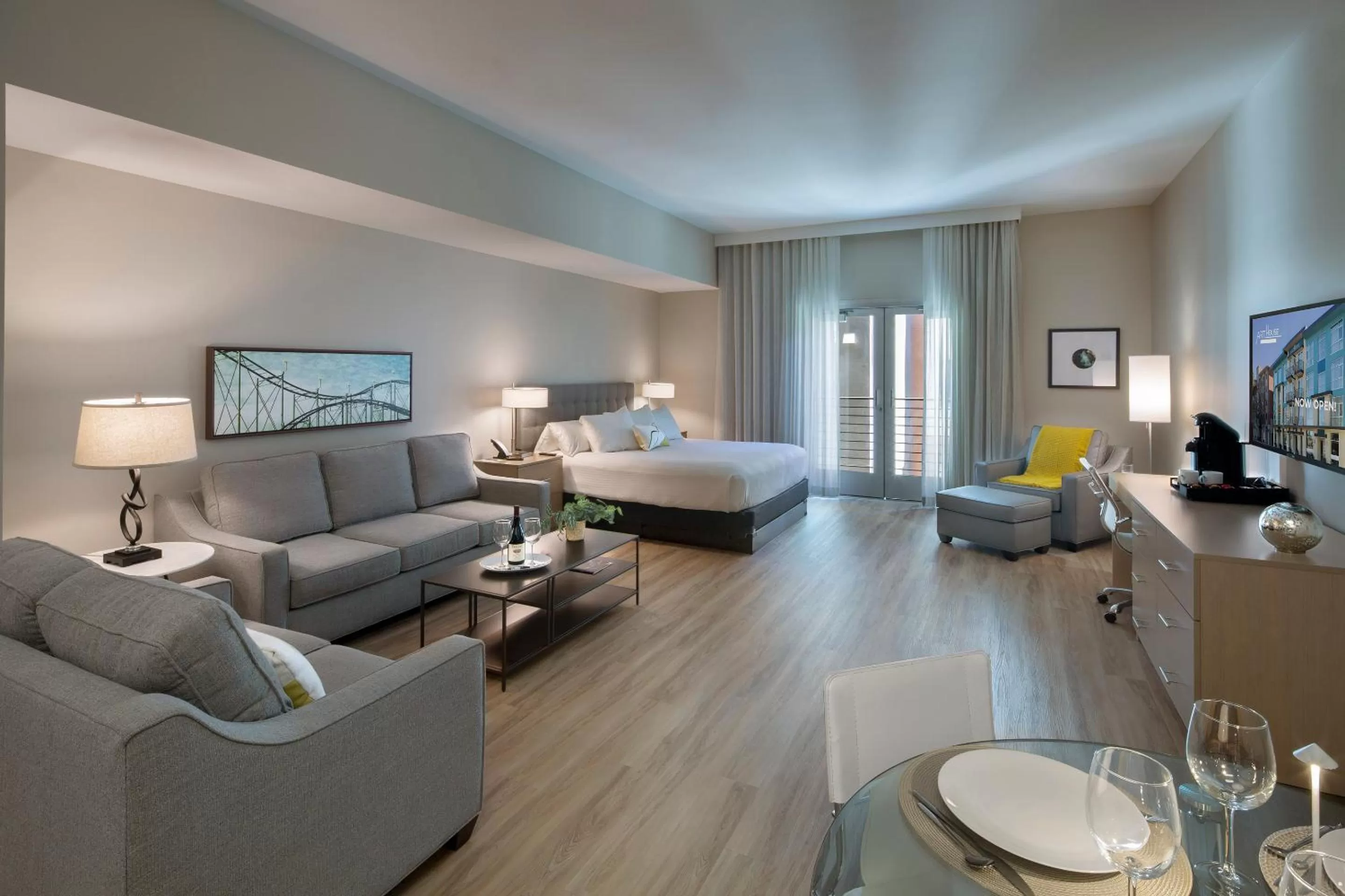 Bed in Art House Hotel