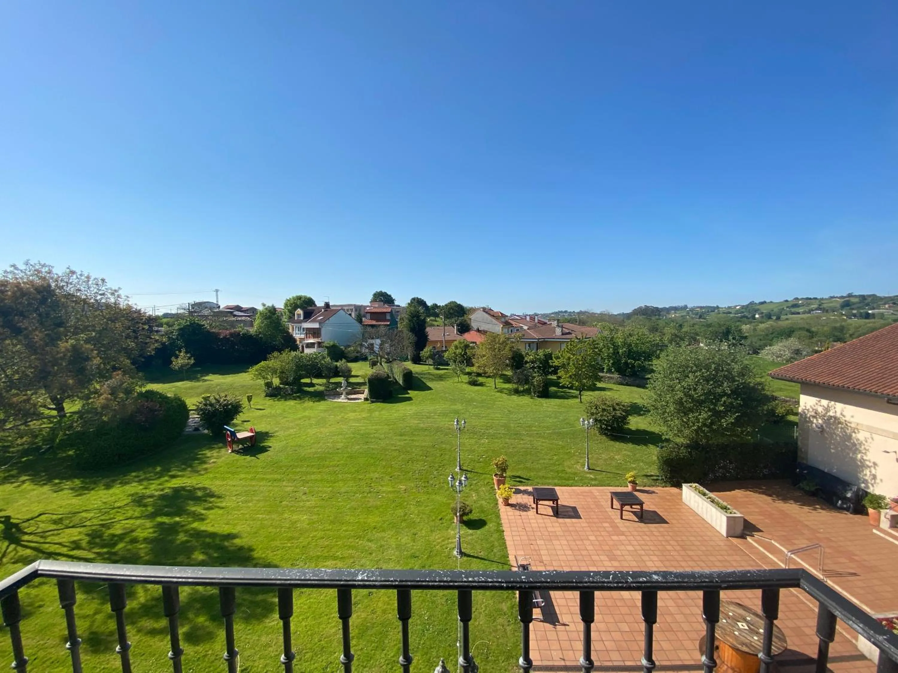 Garden view in Hotel Cristina